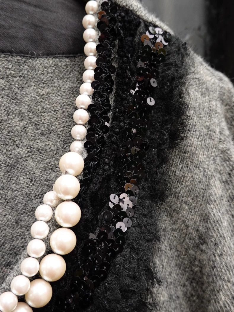 Comme des Garcons Comme Des Garcons Sequined pearl sweater Size S / US 4 / IT 40 - 4 Thumbnail