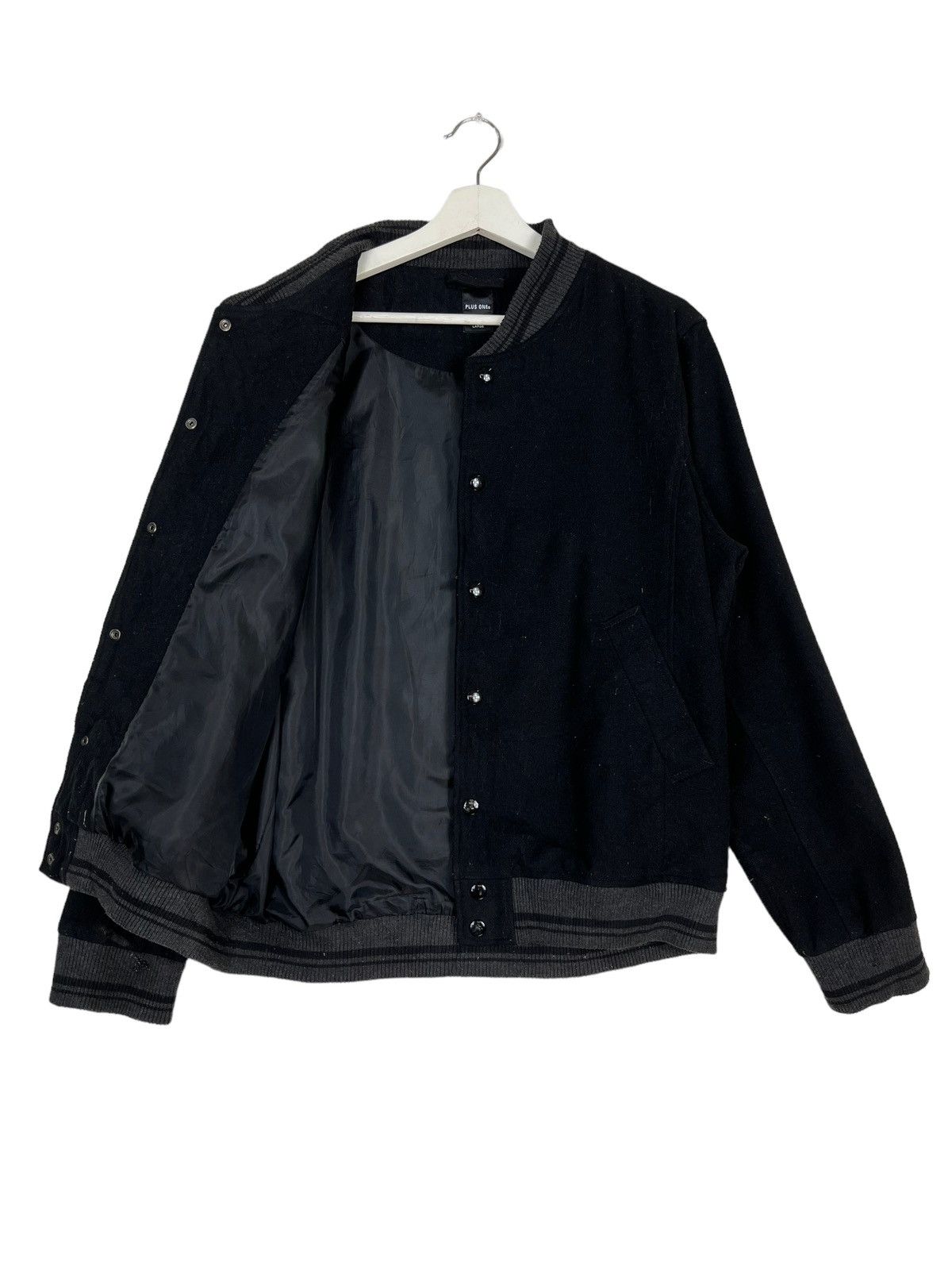 Japanese Brand 🔥 PLUS ONE BOMBER JACKET Size US L / EU 52-54 / 3 - 9 Thumbnail