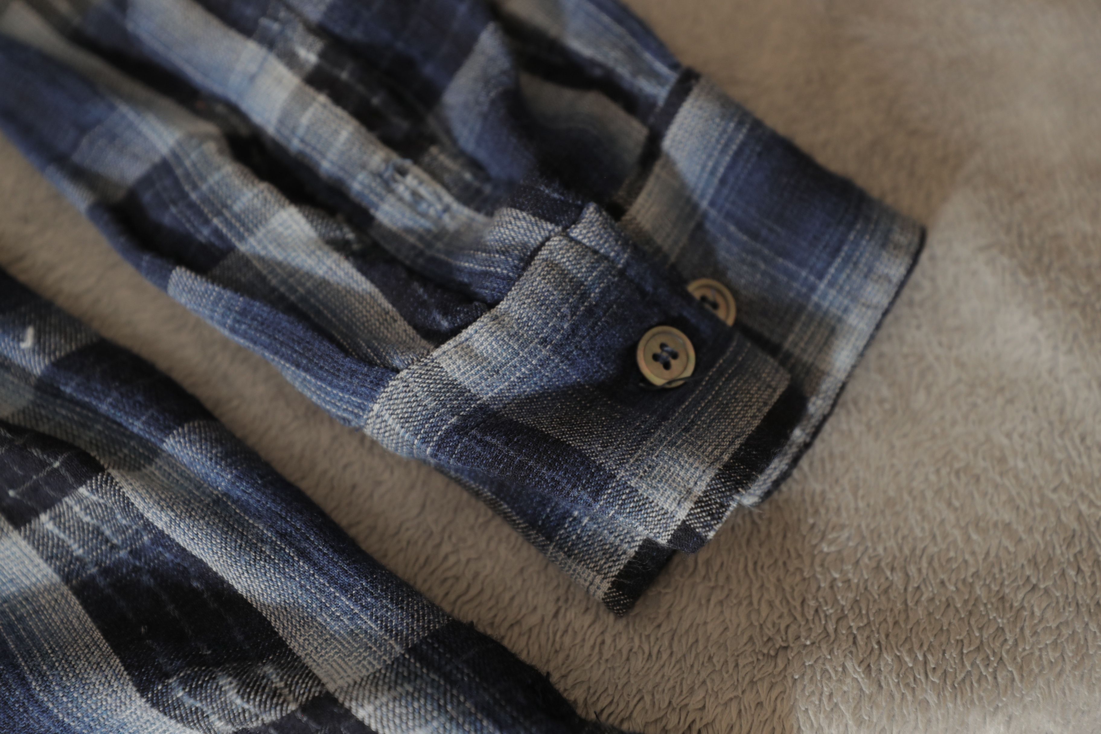 True Grit True Grit Modern Tencel Plaid Mens One Pocket Shirt (M) Size US M / EU 48-50 / 2 - 10 Thumbnail