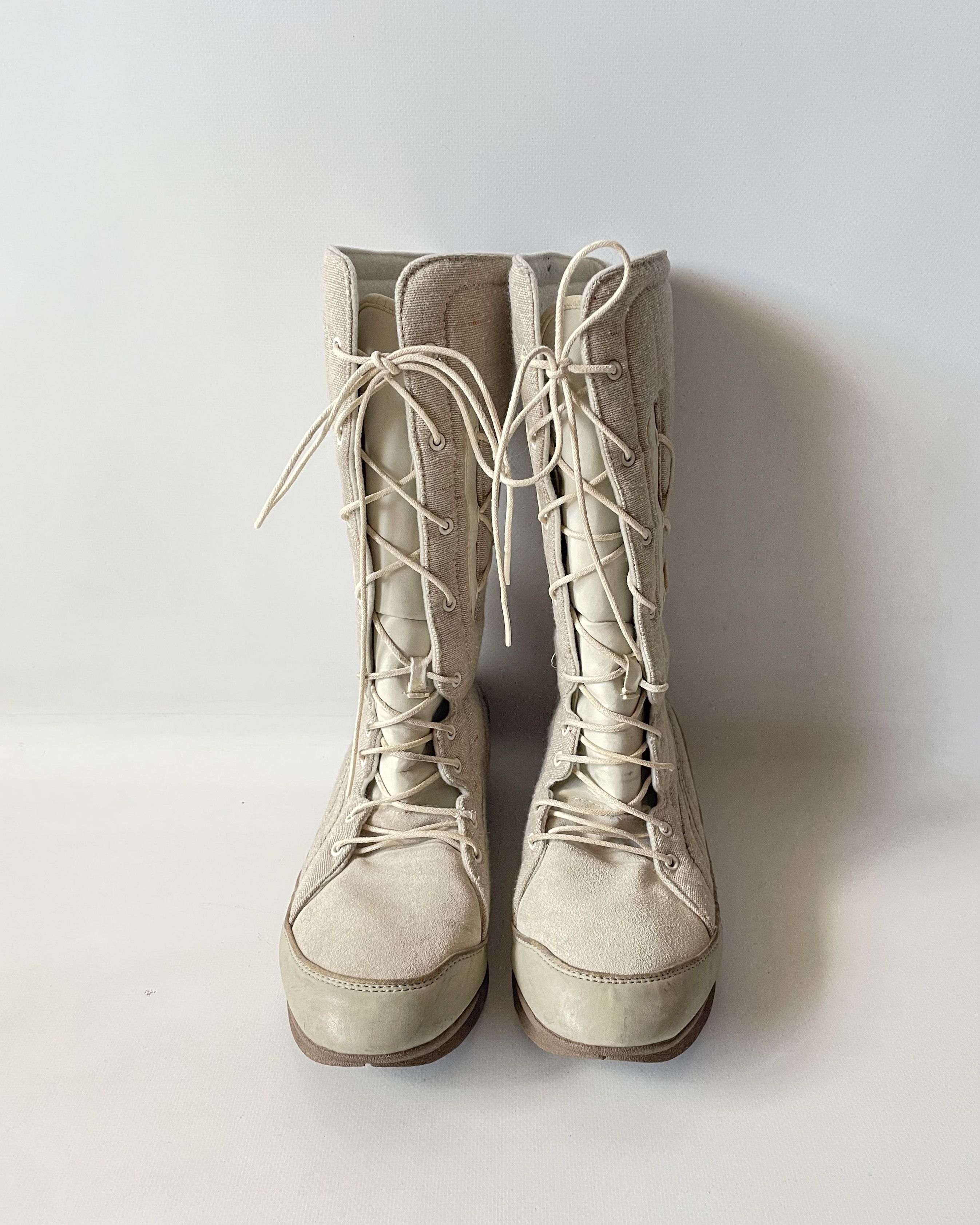 Puma Vintage Puma Mid Calf Y2K Boots Size US 5.5 / IT 35.5 - 3 Thumbnail