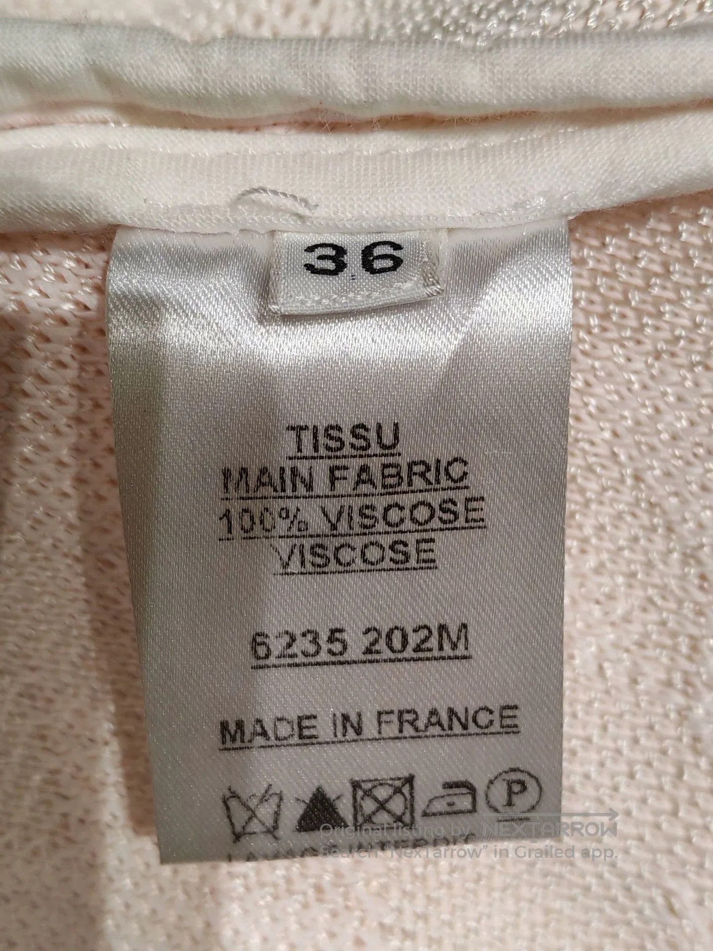 Balmain Balmain Light Pink Mesh Knit Wrap Skirt. Size 35" - 4 Thumbnail