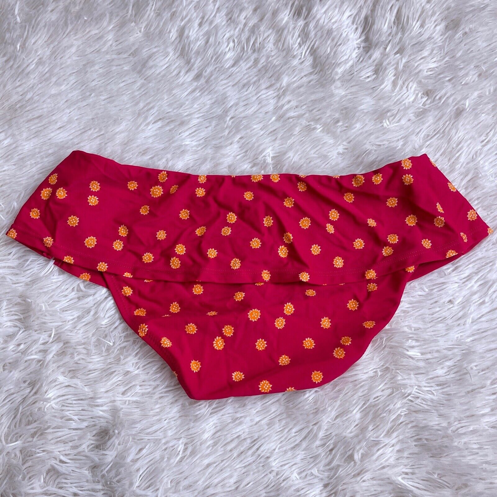 Other Sundance Catalog Slit Skirted Bikini Bottom Pink Orange XS Size XS / US 0-2 / IT 36-38 - 3 Thumbnail