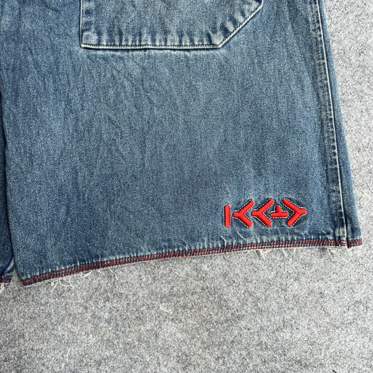 JNCO Vintage Crazy Kikwear Rave Baggy Jnco Style Shorts Size US 36 / EU 52 - 3 Thumbnail