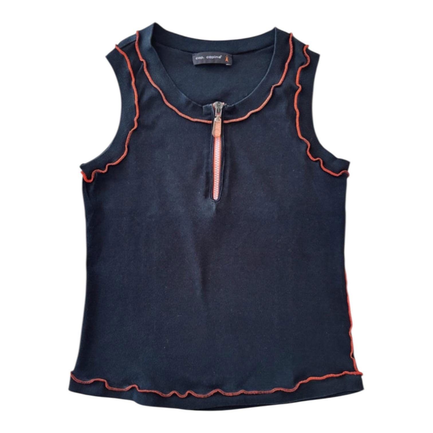 Cop Copine The Cop Copine Sleeveless Zipped Top Size ONE SIZE - 1 Thumbnail
