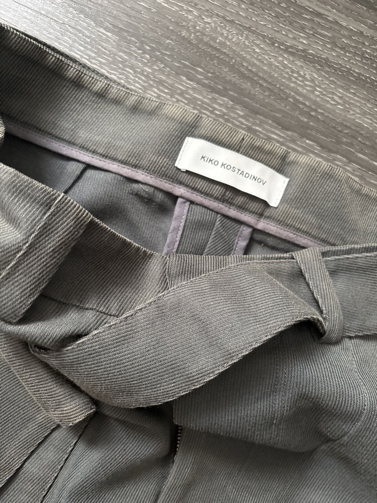 Kiko Kostadinov 0003 Wrapped Knee Trousers Size US 30 / EU 46 - 6 Thumbnail