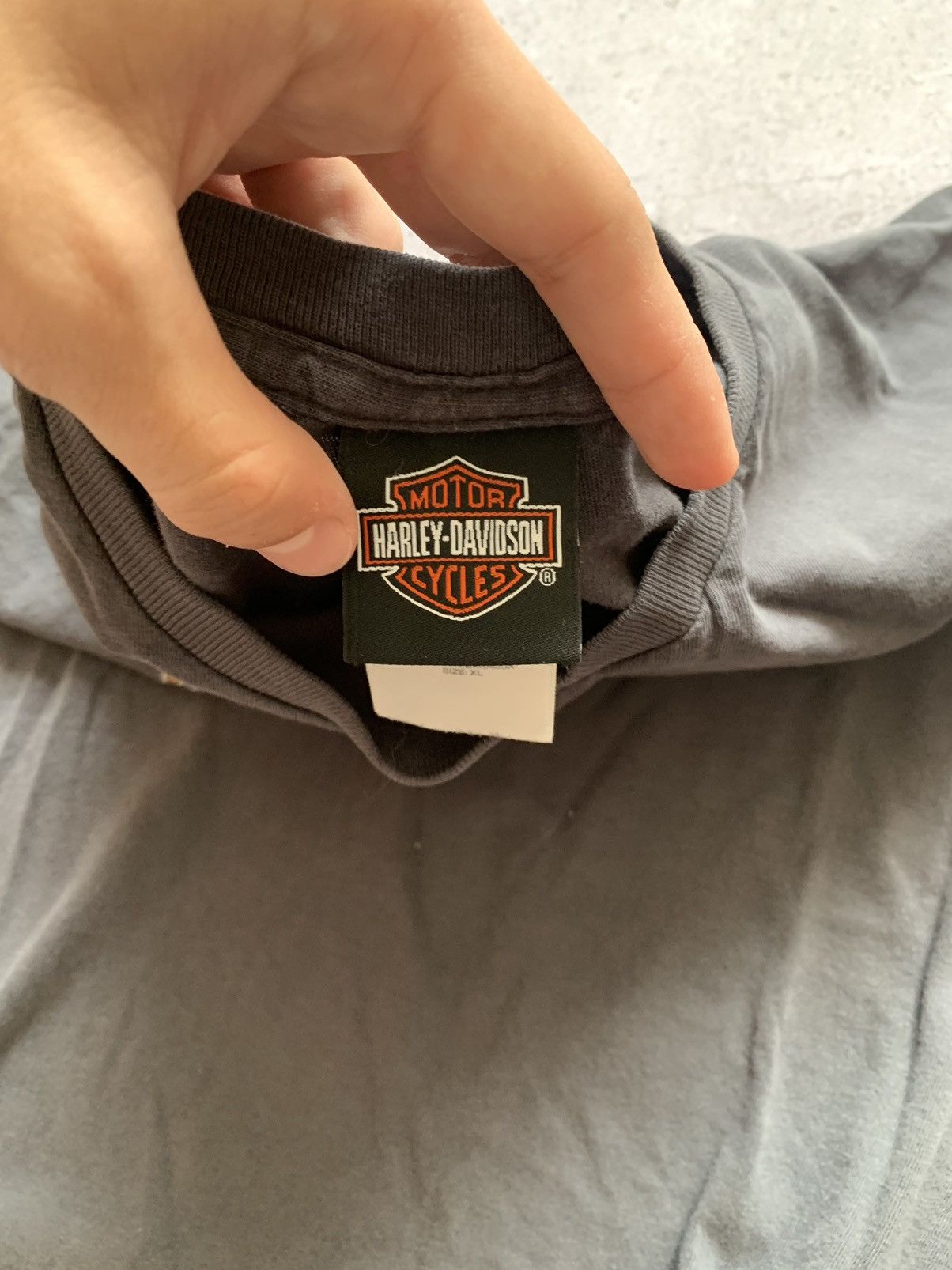 Harley Davidson × Vintage 🔥VINTAGE HARLEY DAVIDSON FADED LONG SLEEVE T-SHIRT Size US L / EU 52-54 / 3 - 13 Thumbnail