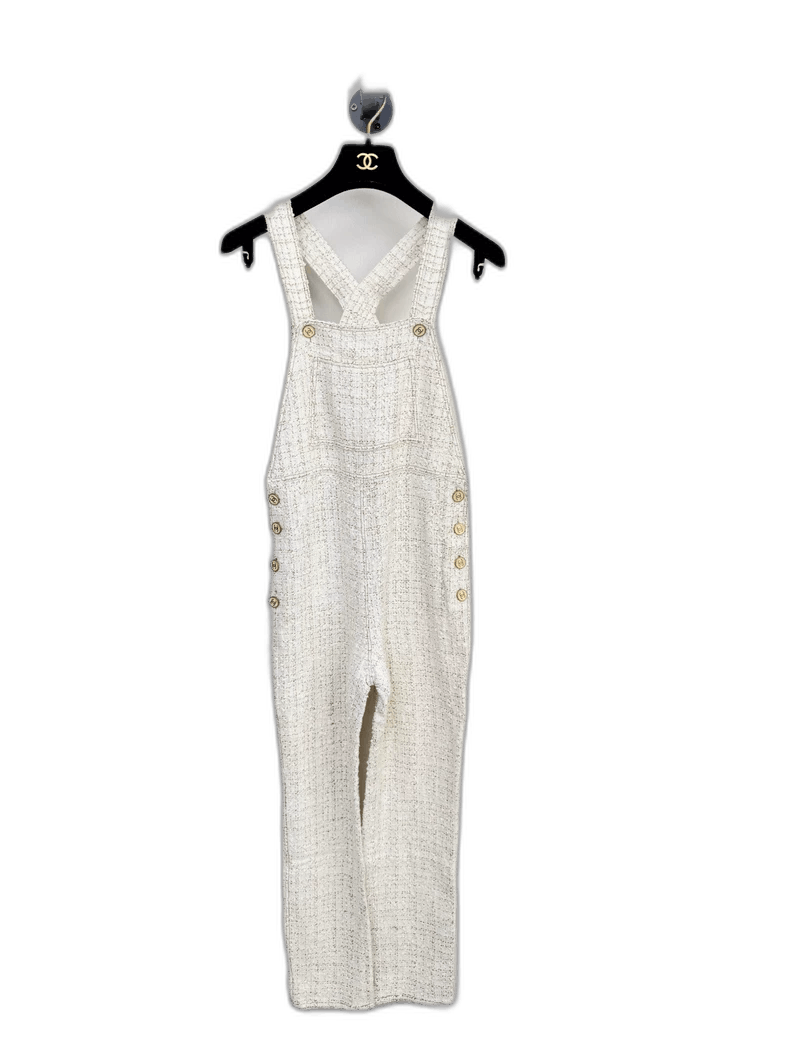 Chanel Chanel Woven Overalls for Women, Size 34 Size 34" / US 12 / IT 48 - 1 Thumbnail