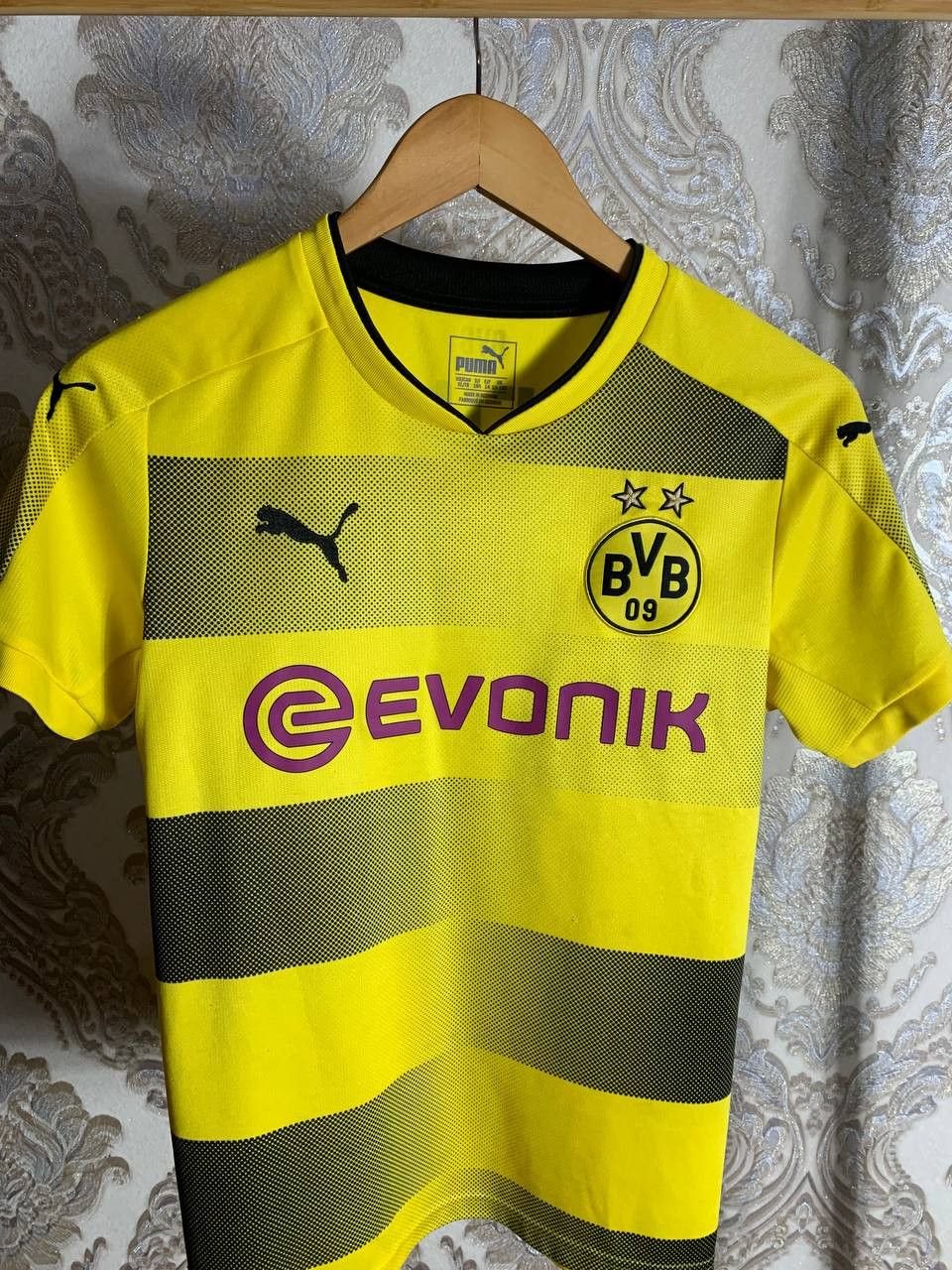 Puma Vintage Puma FC Borussia Dortmund Germany Soccer Jersey Size US XS / EU 42 / 0 - 3 Thumbnail