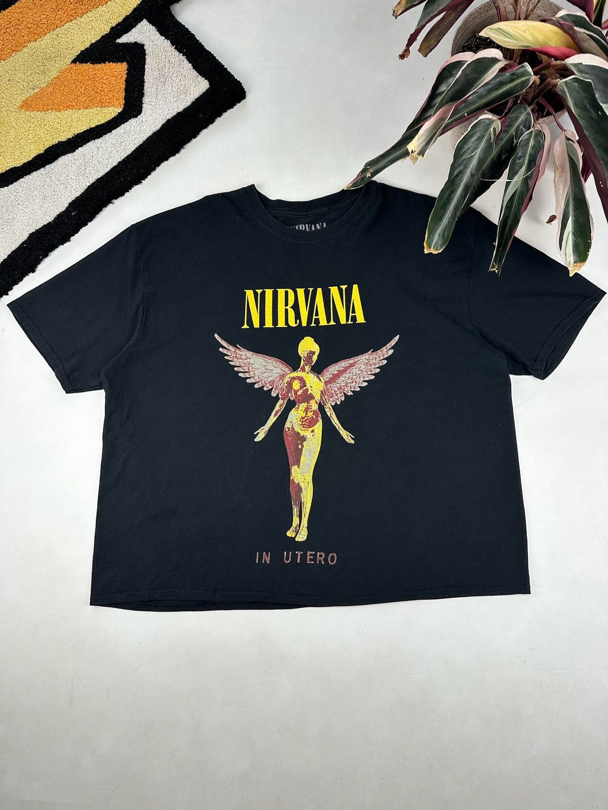 Nirvana Nirvana In utero Big Logo Wide T-shirt Size US L / EU 52-54 / 3 - 1 Thumbnail