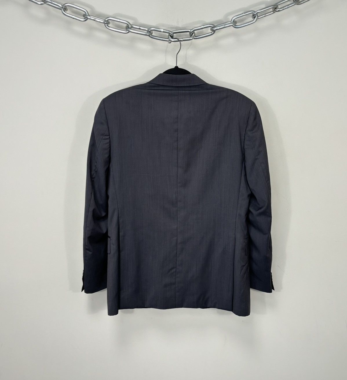 Balmain Pierre Balmain Vintage Men’s Gray Formal Wool Blazer Jacket Size 38R - 3 Thumbnail