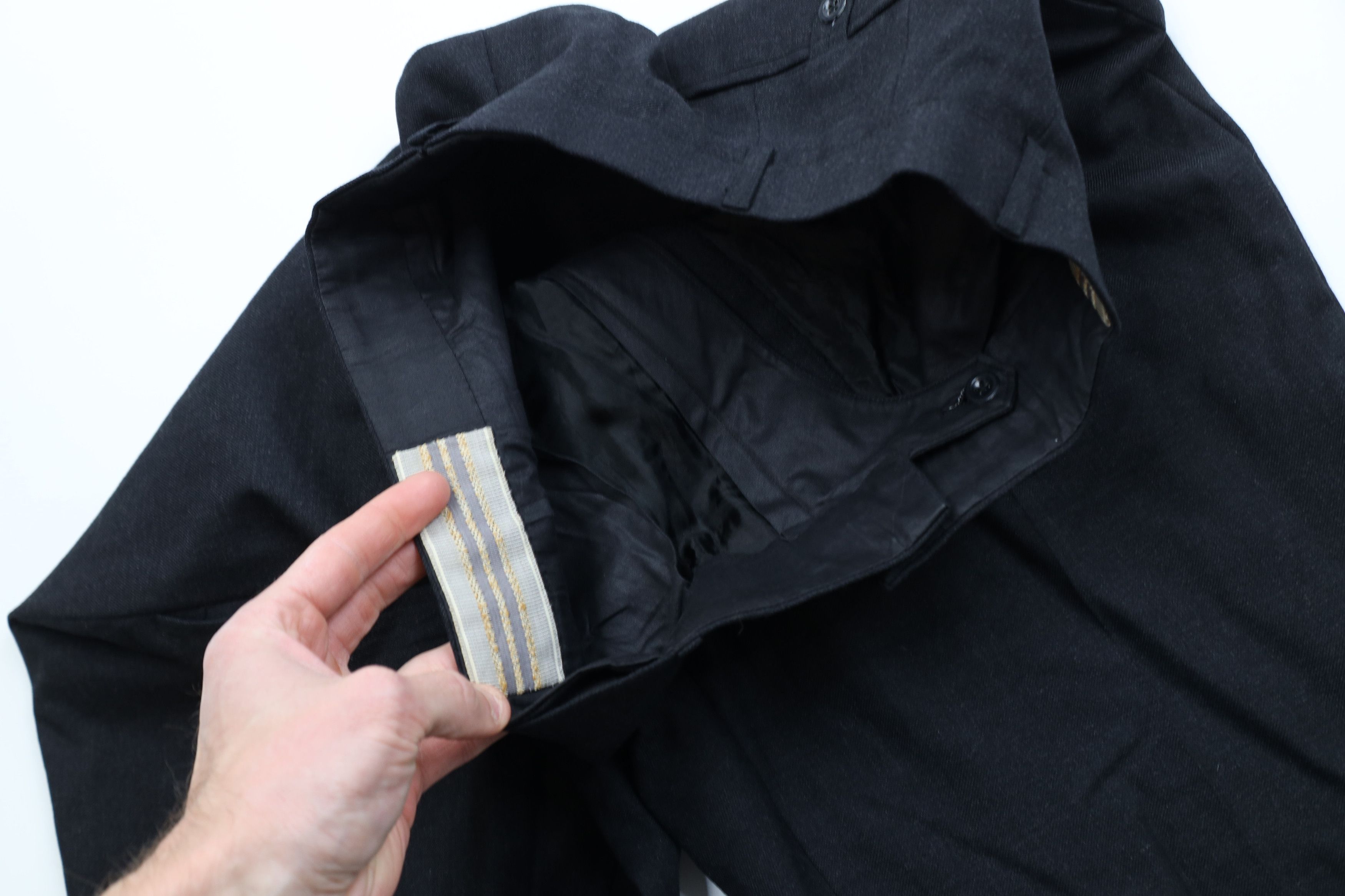 Vintage Vintage 50s Hollywood Regency Gabardine Heavy Chino Pants Size US 32 / EU 48 - 8 Thumbnail