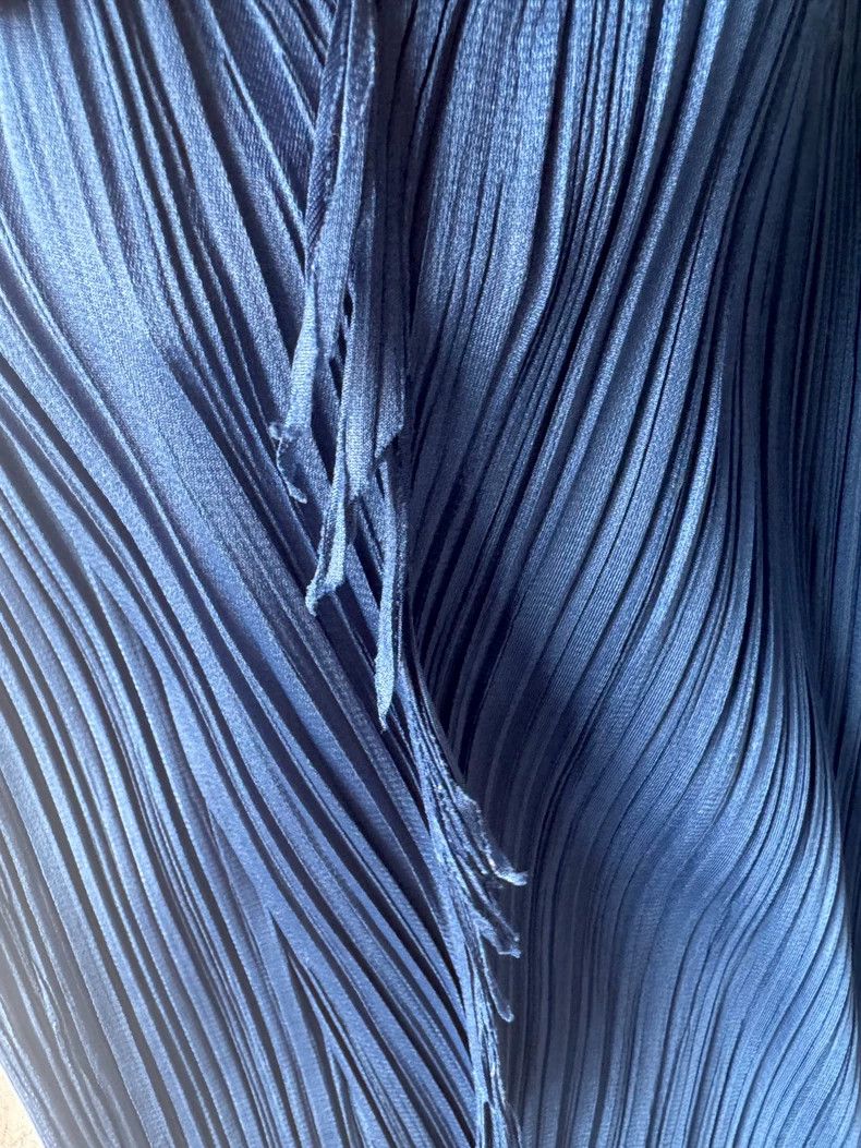 Issey Miyake Issey Miyake size:3 Blue pleated vest Size XS / US 0-2 / IT 36-38 - 5 Thumbnail