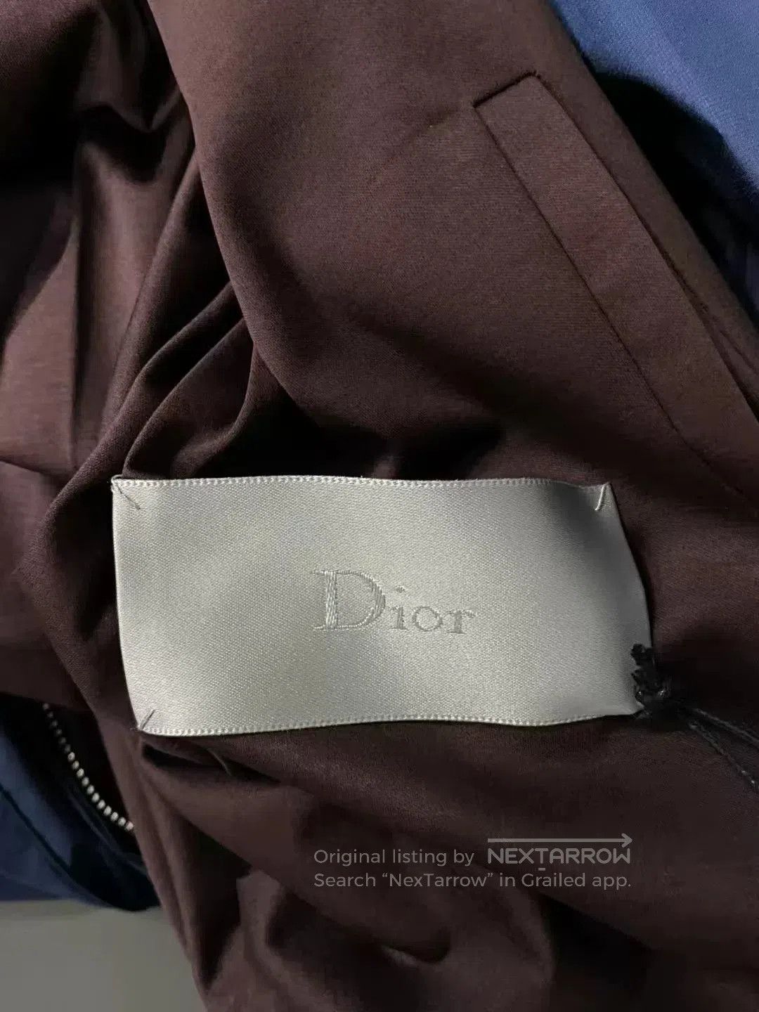 Dior Dior Navy Nylon Zip Hooded Jacket. Size US S / EU 44-46 / 1 - 5 Thumbnail