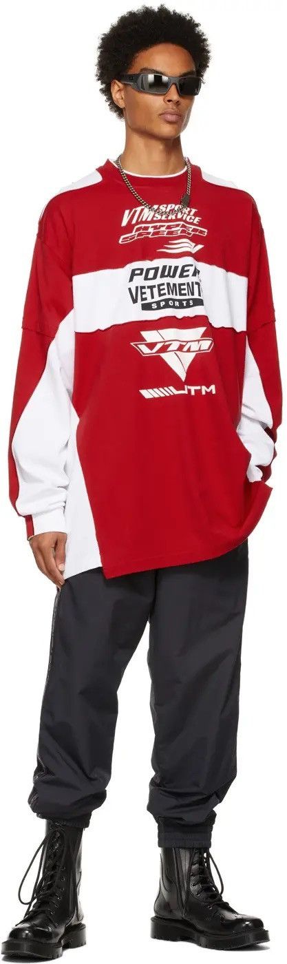 Vetements New Limited Edition Layered Stitched Overlay Long Sleeved T Size US M / EU 48-50 / 2 - 4 Thumbnail