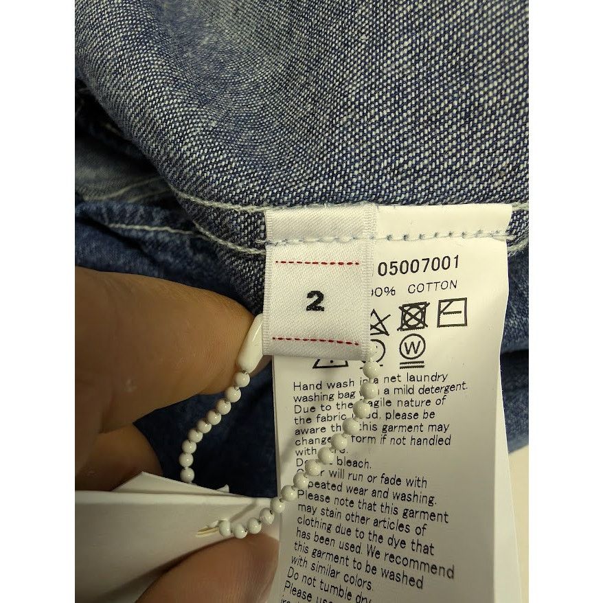 Visvim o1rshd1 Social Sculpture Shirt in Indigo Size US M / EU 48-50 / 2 - 18 Thumbnail