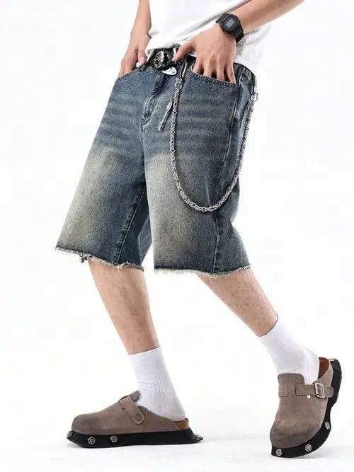 Japanese Brand DRIP vintage jeans Y2K denim shorts Size US 36 / EU 52 - 3 Thumbnail