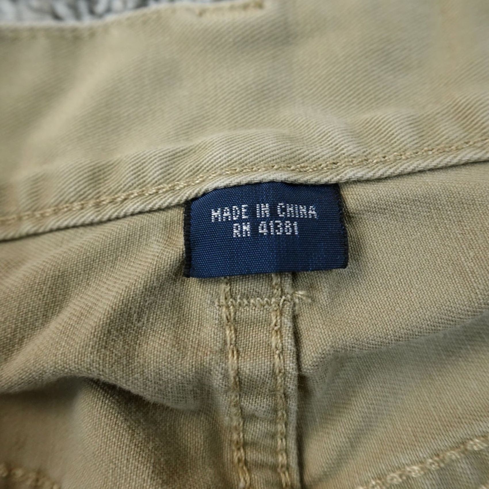 Polo Ralph Lauren Polo Ralph Lauren Jeans Mens 36X34 Beige Tan Denim Pants 650 Straight Preppy VTG Size US M / EU 48-50 / 2 - 6 Thumbnail