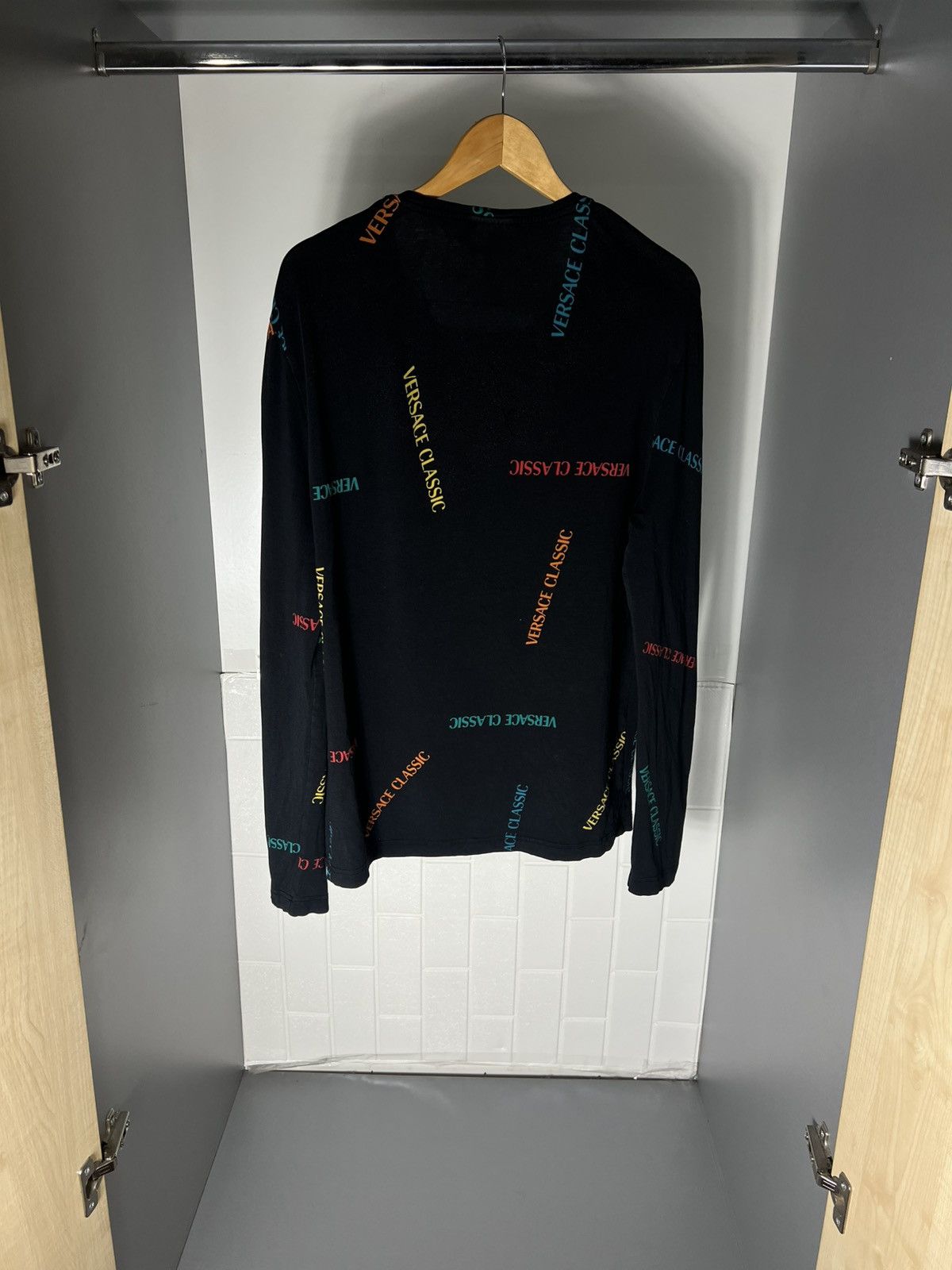 Versace VINTAGE VERSACE CLASSIC ITALIAN DESIGNER RETRO MONOGRAM 90s Size US XL / EU 56 / 4 - 17 Thumbnail