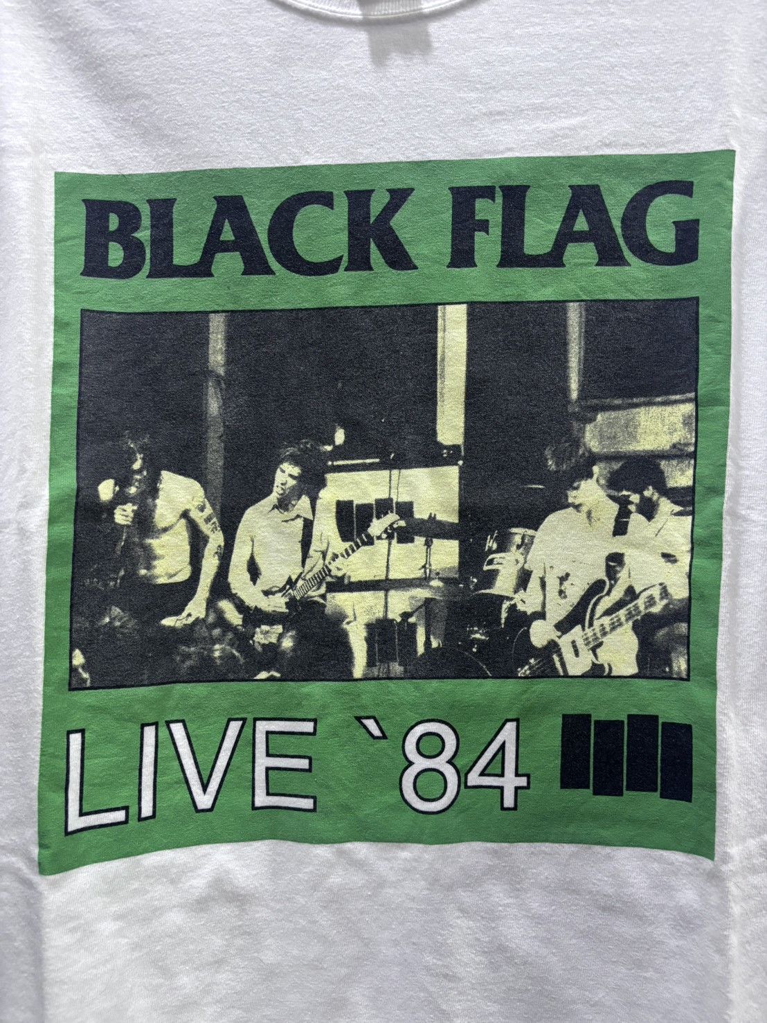 Band Tees Vintage Black flag Size US L / EU 52-54 / 3 - 2 Thumbnail