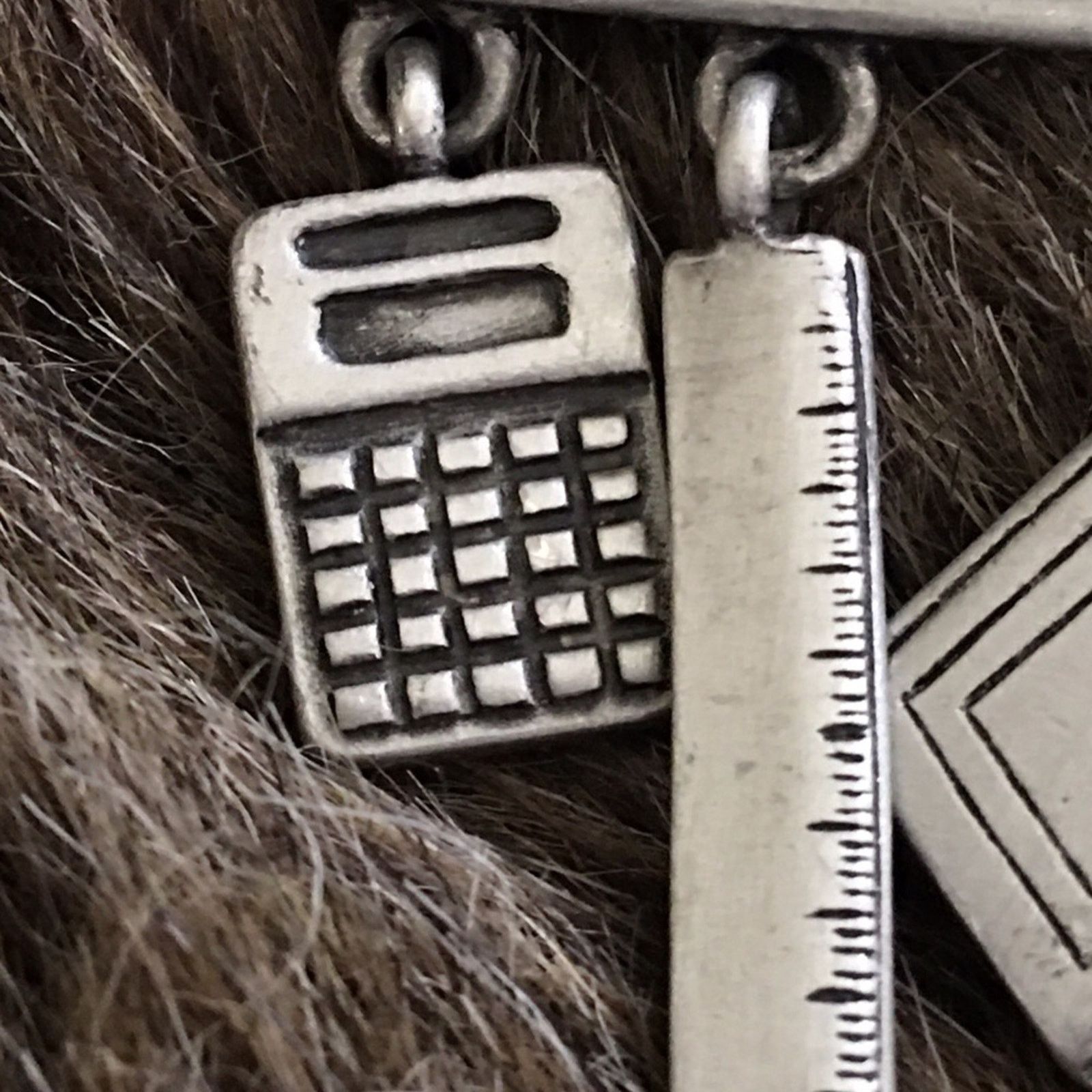 Vintage Vintage Jonette signed math teacher dangle brooch Size ONE SIZE - 4 Thumbnail