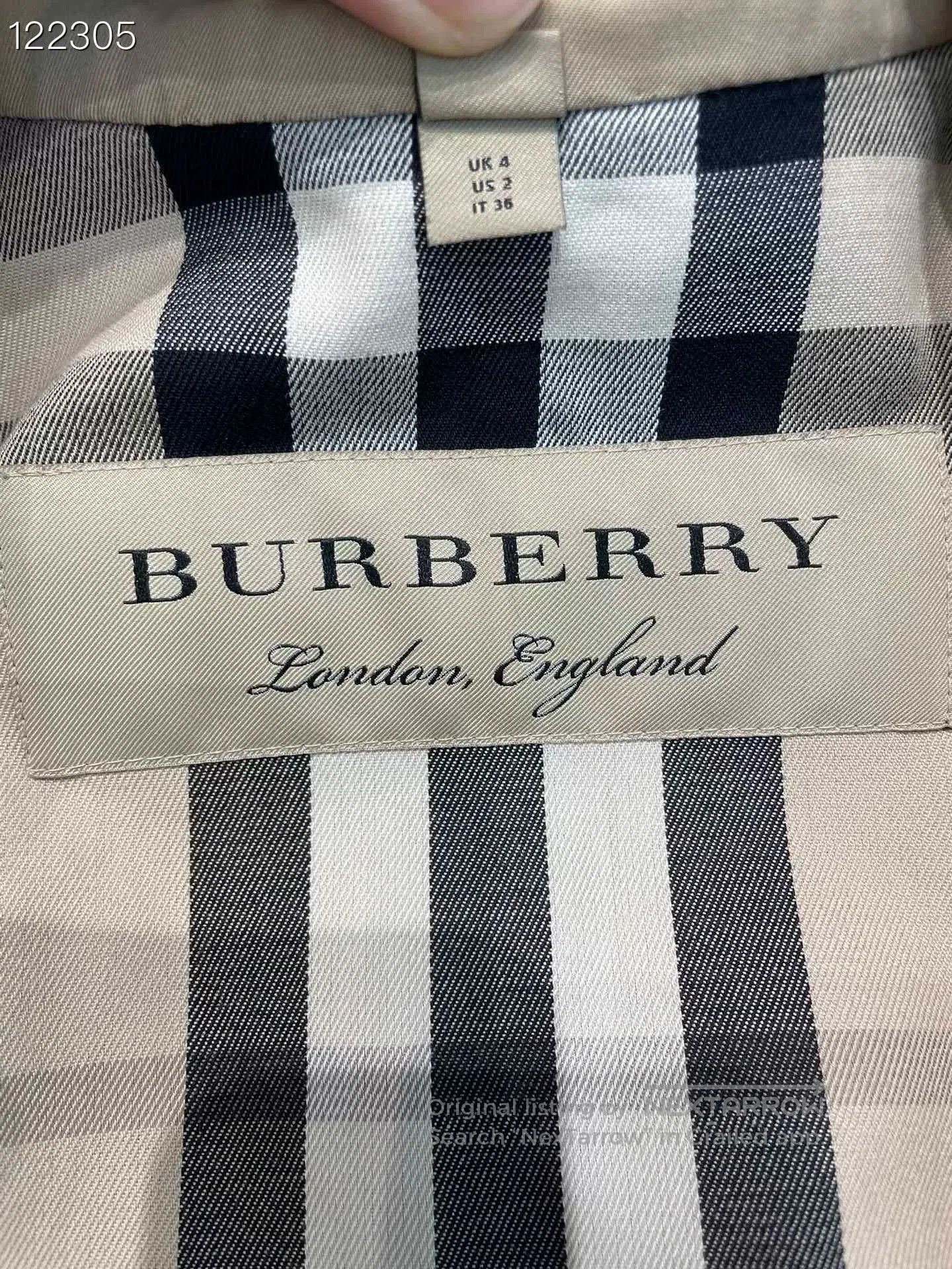 Burberry Burberry Classic Khaki Trench Coat UK4. Size XXS / US 00 / IT 34 - 4 Thumbnail