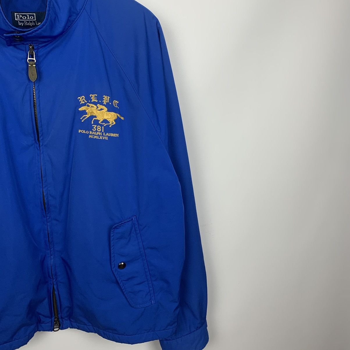 Polo Ralph Lauren Vintage Polo Ralph Lauren Full Zip Jacket Blue Size L Logo Size US L / EU 52-54 / 3 - 5 Thumbnail