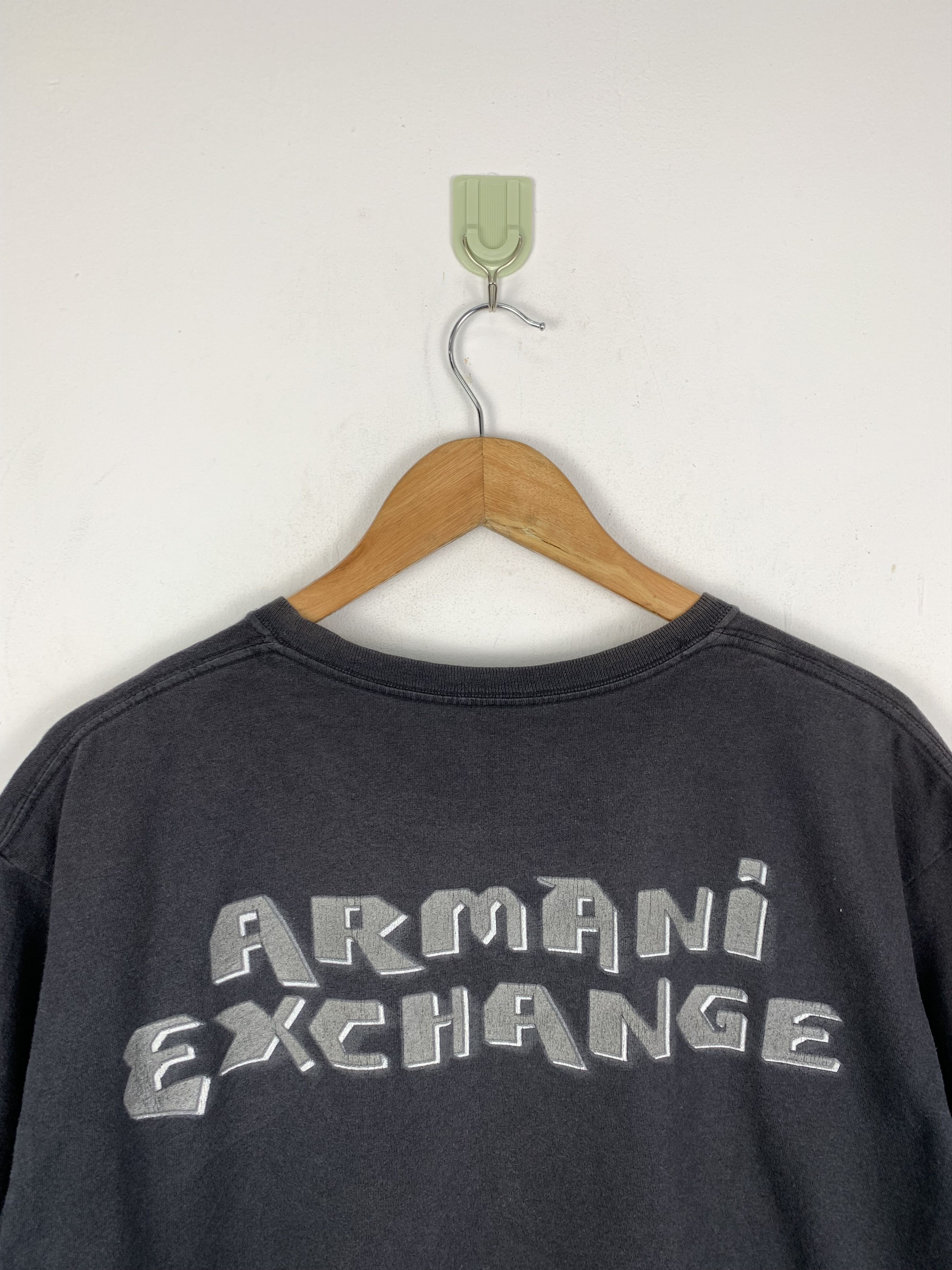 Armani Exchange × Vintage Armani Exchange Spellout Big Logo Tee TA0312 Size US M / EU 48-50 / 2 - 4 Thumbnail