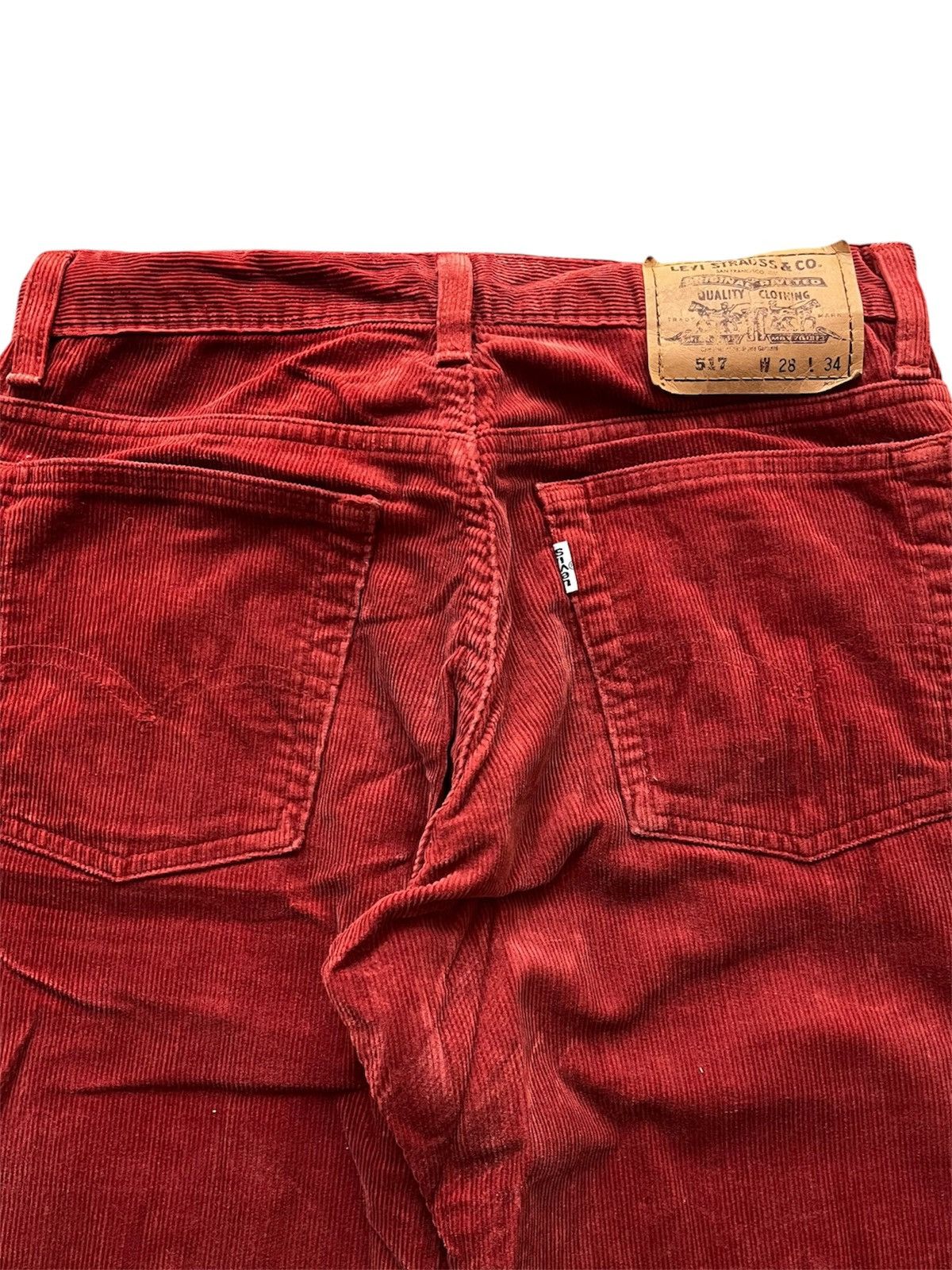 Levi's Vintage Clothing 1997 Levi's Japan Made LVC Corduroy Flared Pants Size US 28 / EU 44 - 2 Thumbnail