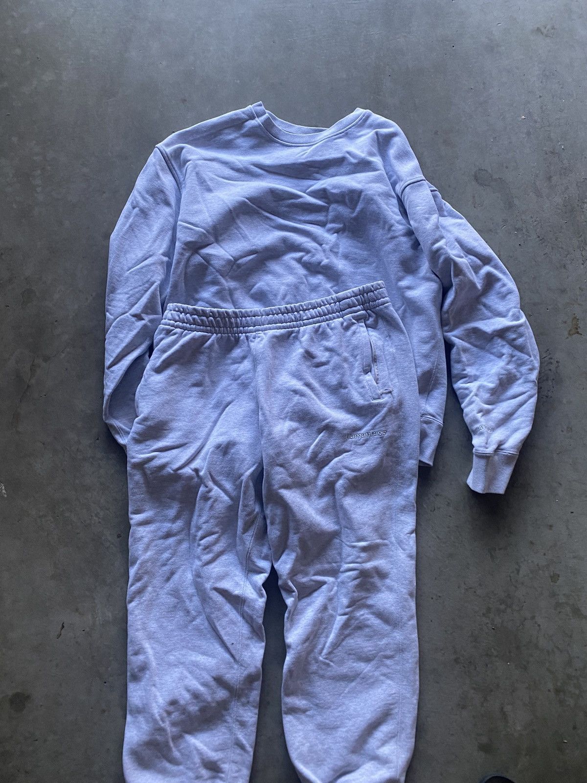 Humanrace Adidas Pharrell Humanrace Gray Sweatshirt Sweatpants Combo Size US XL / EU 56 / 4 - 1 Thumbnail