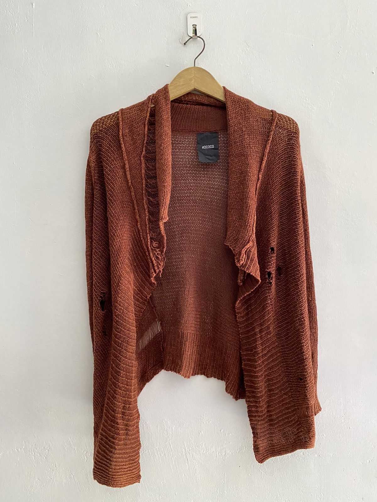 If Six Was Nine × Japanese Brand × Le Grande Bleu (L.G.B.) Vintage rococo distressed grunge crazy knit Size US M / EU 48-50 / 2 - 6 Thumbnail
