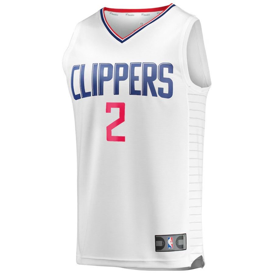 Nike LA Clippers Kawhi Leonard Fanatics White Mens Jersey NEW Size US M / EU 48-50 / 2 - 2 Thumbnail
