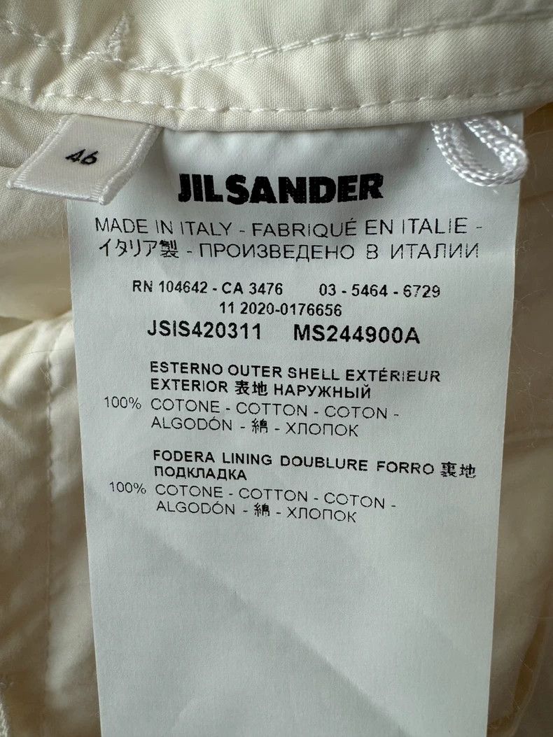 Jil Sander Jil Sander White coach jacket Size M / US 6-8 / IT 42-44 - 3 Thumbnail