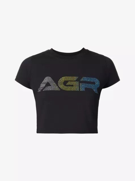 Other o1mle1224 Logo Short Sleeve T- Shirt in Black Size S / US 4 / IT 40 - 1 Thumbnail