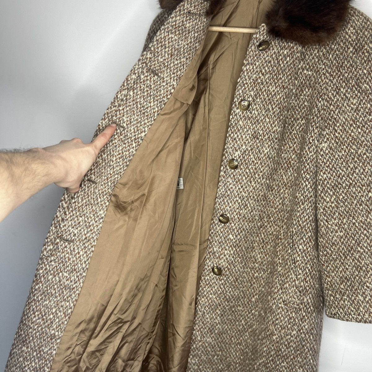 STRENESSE STRENESSE GABRIELE STREHLE COAT BEIGE WOOL WITH FUR Size S / US 4 / IT 40 - 10 Thumbnail