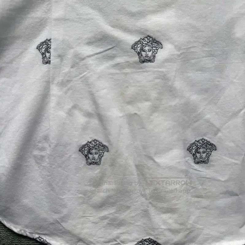 Versace Versace White Long Sleeve Embroidered Shirt . Size US S / EU 44-46 / 1 - 7 Thumbnail