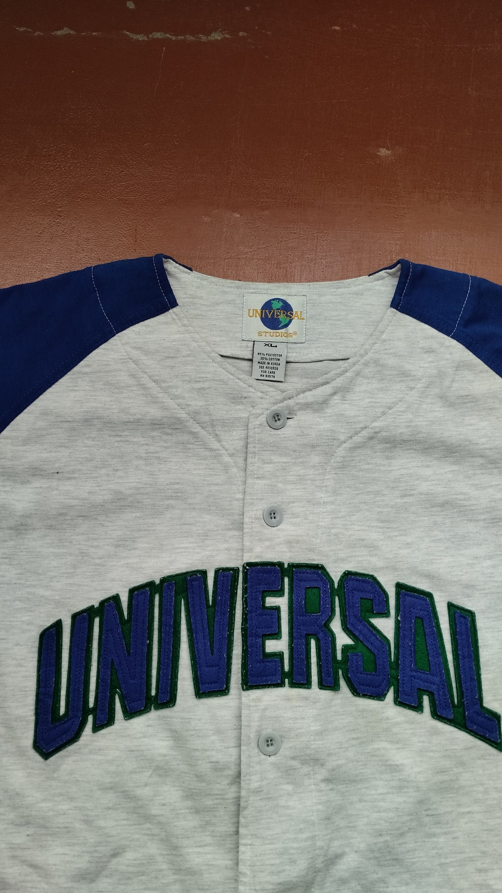 Universal Studios × Vintage Vintage Y2K 90s Universal Studios Jersey Shirt Size US XL / EU 56 / 4 - 3 Thumbnail