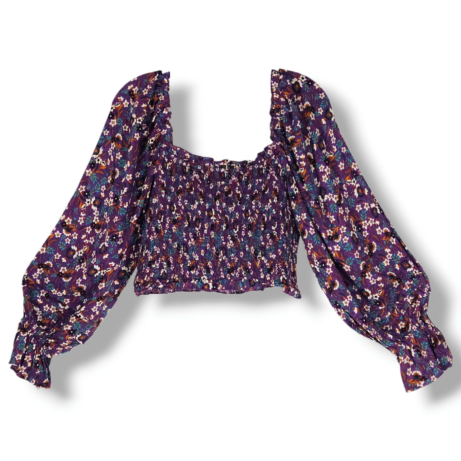 Other NWT Band of the Free Agathe Floral Smocked Top Sz. M [8-10] Size M / US 6-8 / IT 42-44 - 2 Thumbnail