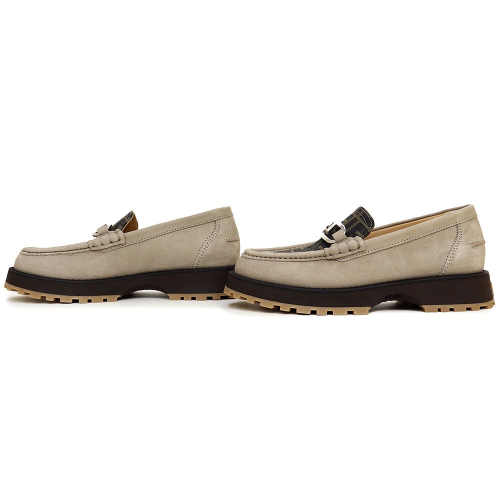 Fendi FENDI O Lock Zucca Loafers Shoes Size US 5 / IT 35 - 3 Thumbnail
