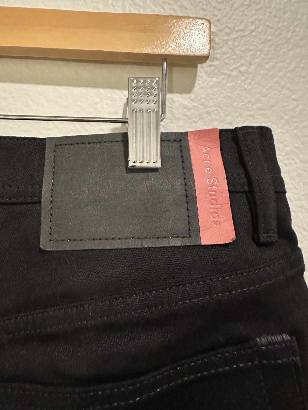 Acne Studios Acne Studios River Stay Black Jeans Size 31/32 Size US 31 - 3 Thumbnail