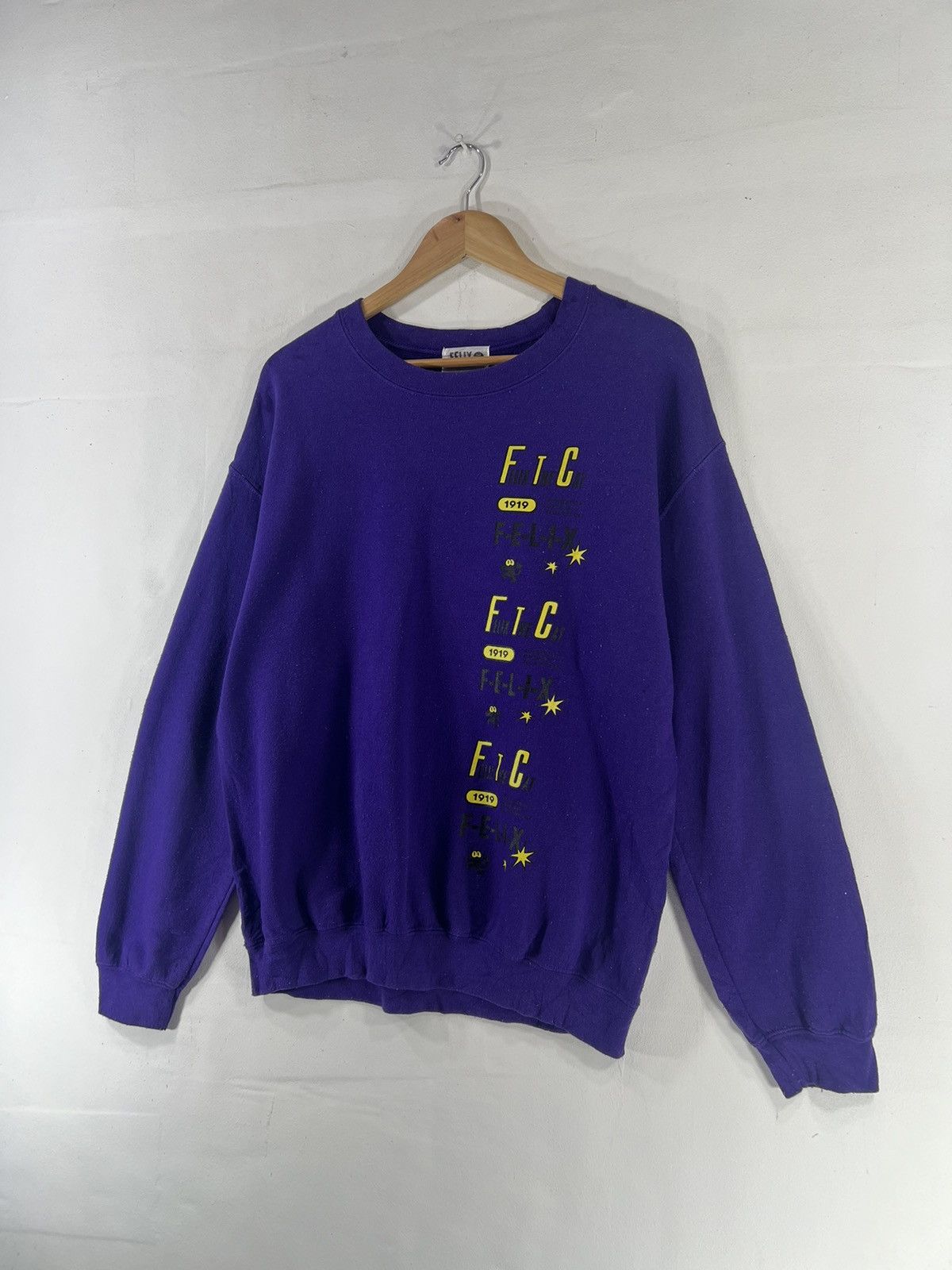 Vintage Felix The Cat Movie Sweatshirt Size US L / EU 52-54 / 3 - 5 Thumbnail