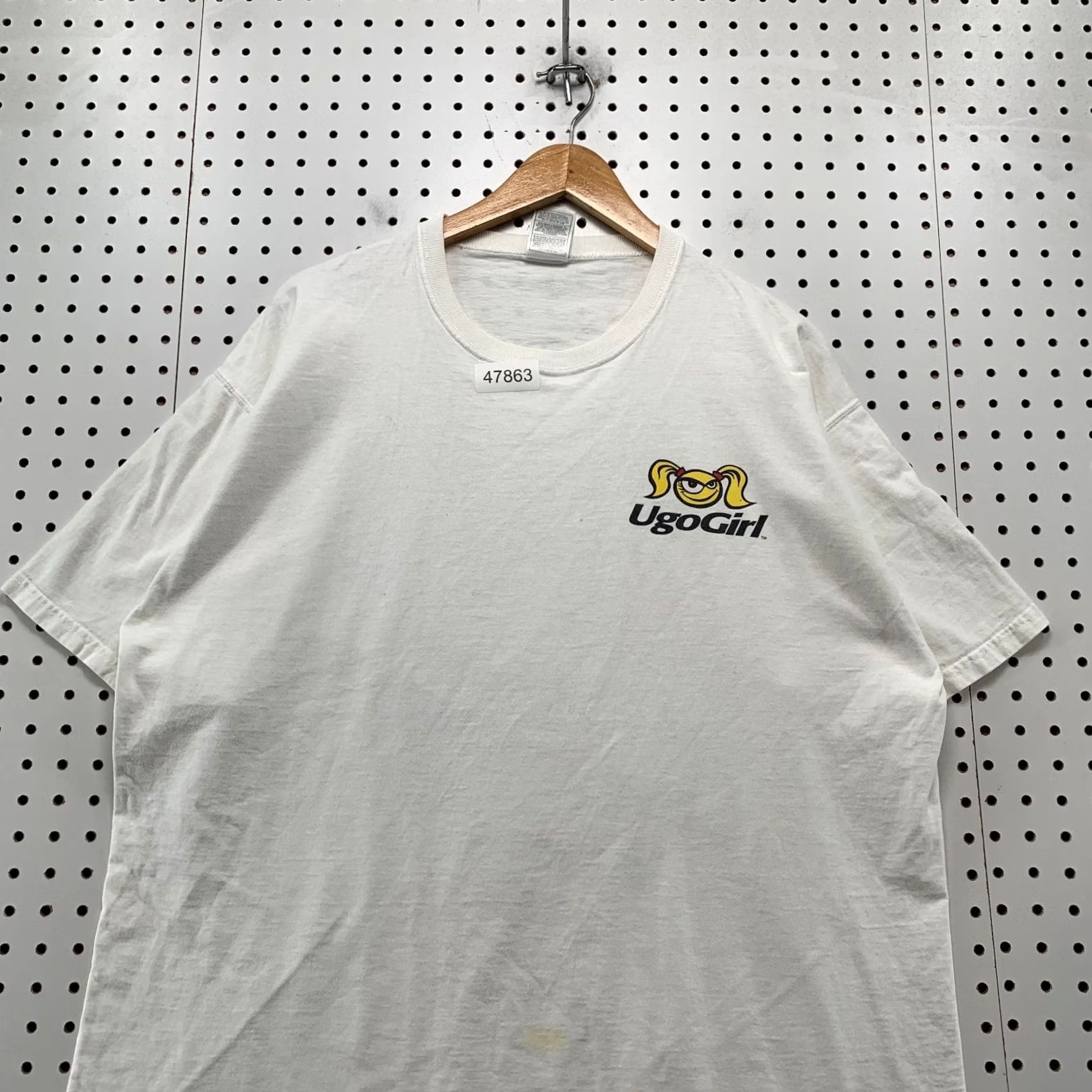 Vintage VINTAGE UGO Girl T Shirt Mens XL White Ugogirl Party Like A Girl Shirt Mens XL White Ugogirl 90s Beer Funny Event Summer Spring Mens Size US XL / EU 56 / 4 - 4 Thumbnail