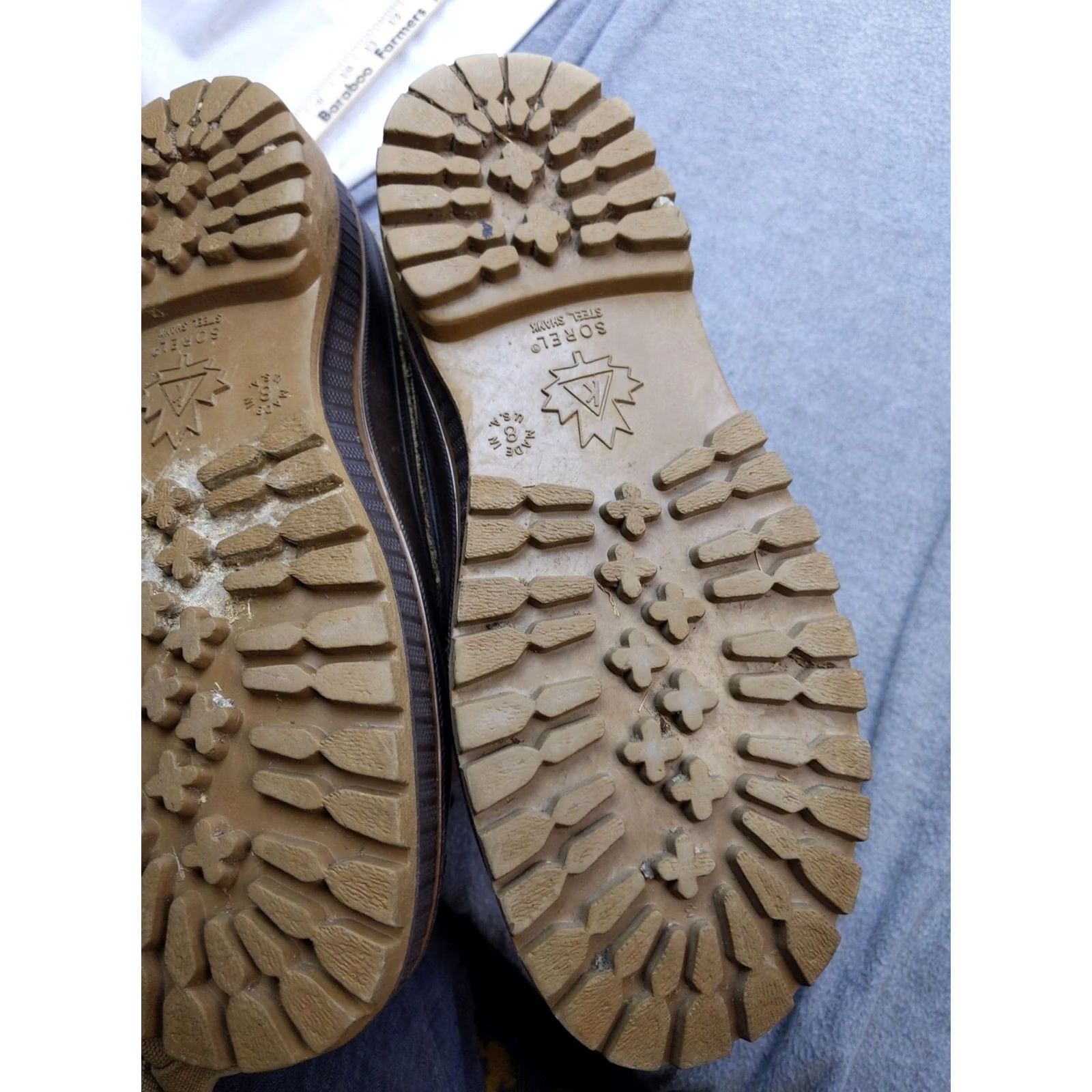 SOREL Sorel Snow Boots Mens 8 41 Brown Suede Wool Lined Steel Shank USA Winter Size US 8 / EU 41 - 6 Thumbnail