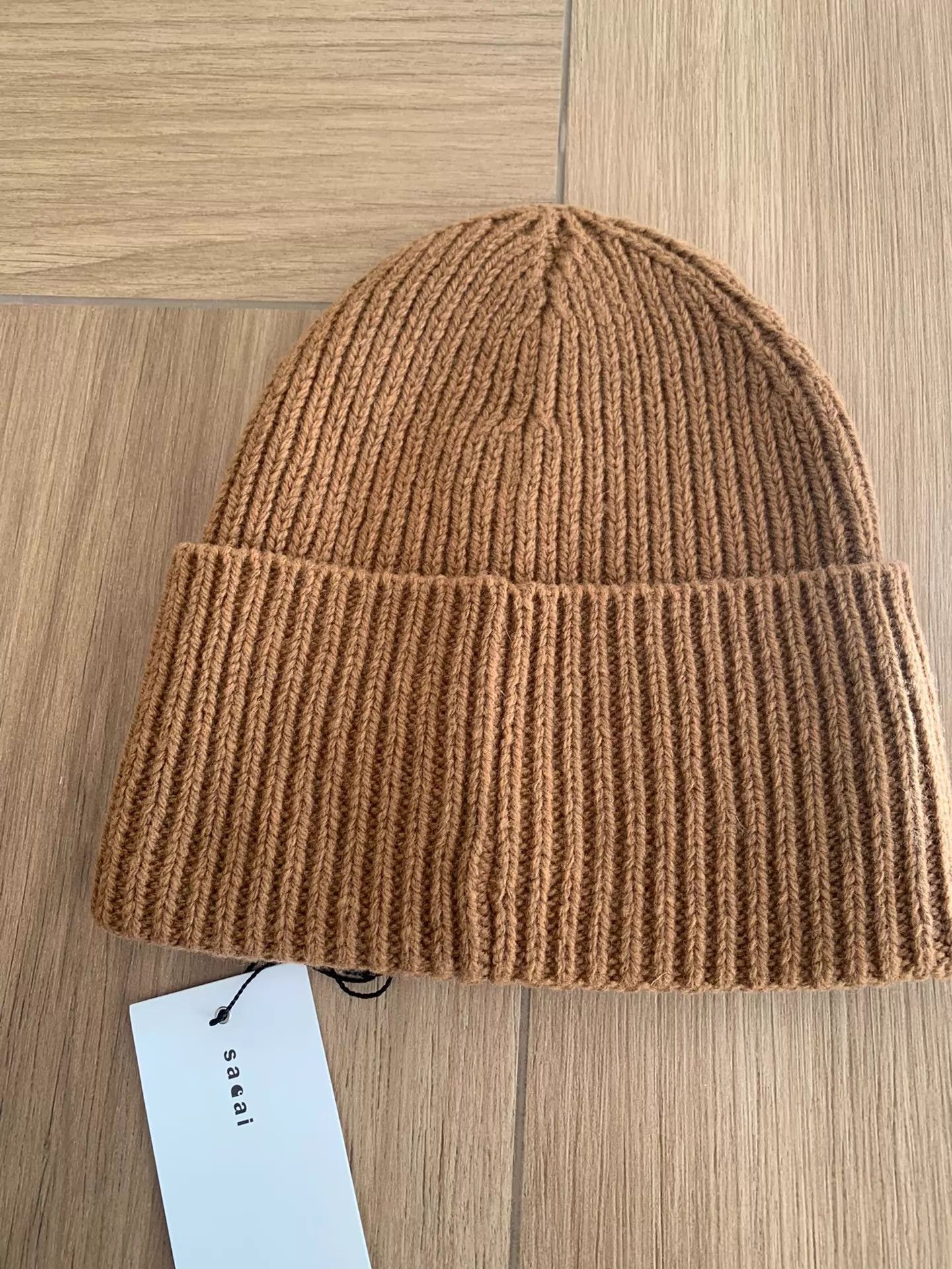 Sacai SACAI 25FW Collab Knit Beanie Khaki Size ONE SIZE - 2 Thumbnail