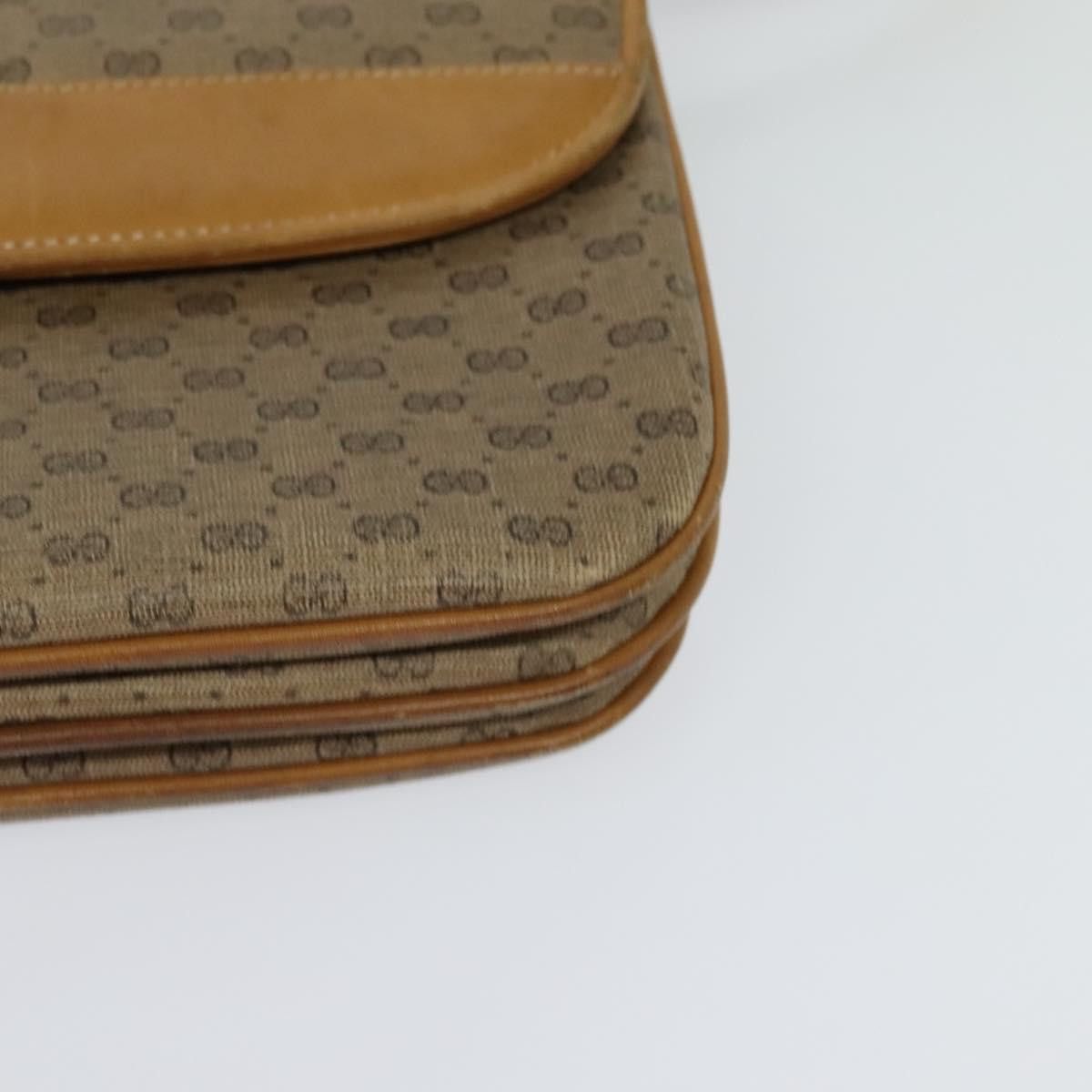 Gucci GUCCI Micro GG Supreme Shoulder Bag Pvc Brown Gold 004 106 Size ONE SIZE - 11 Thumbnail
