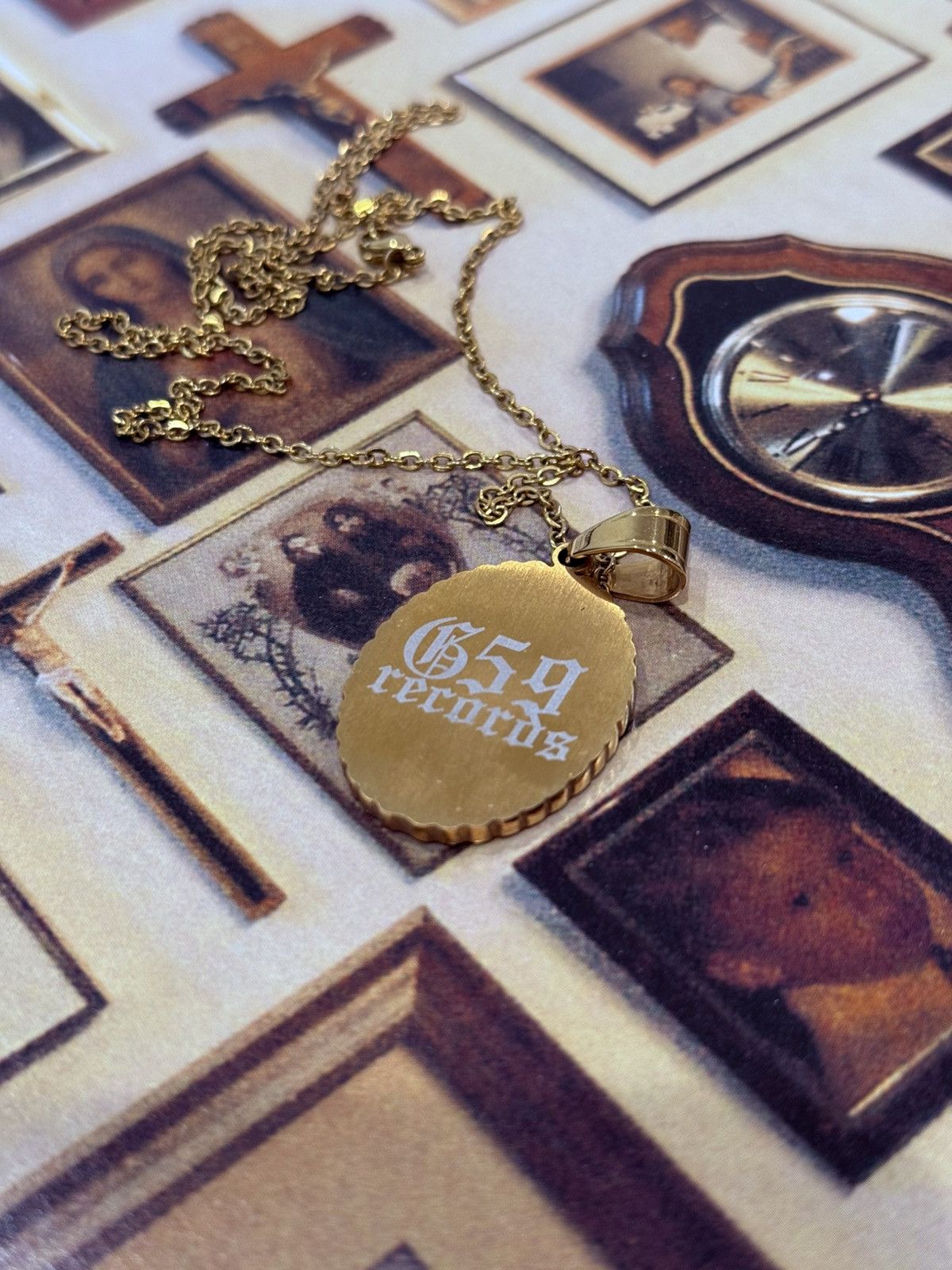 G59 Records G59 $uicideboy$ Crucifix Kalashnikov AK 47 pendant Size ONE SIZE - 2 Thumbnail