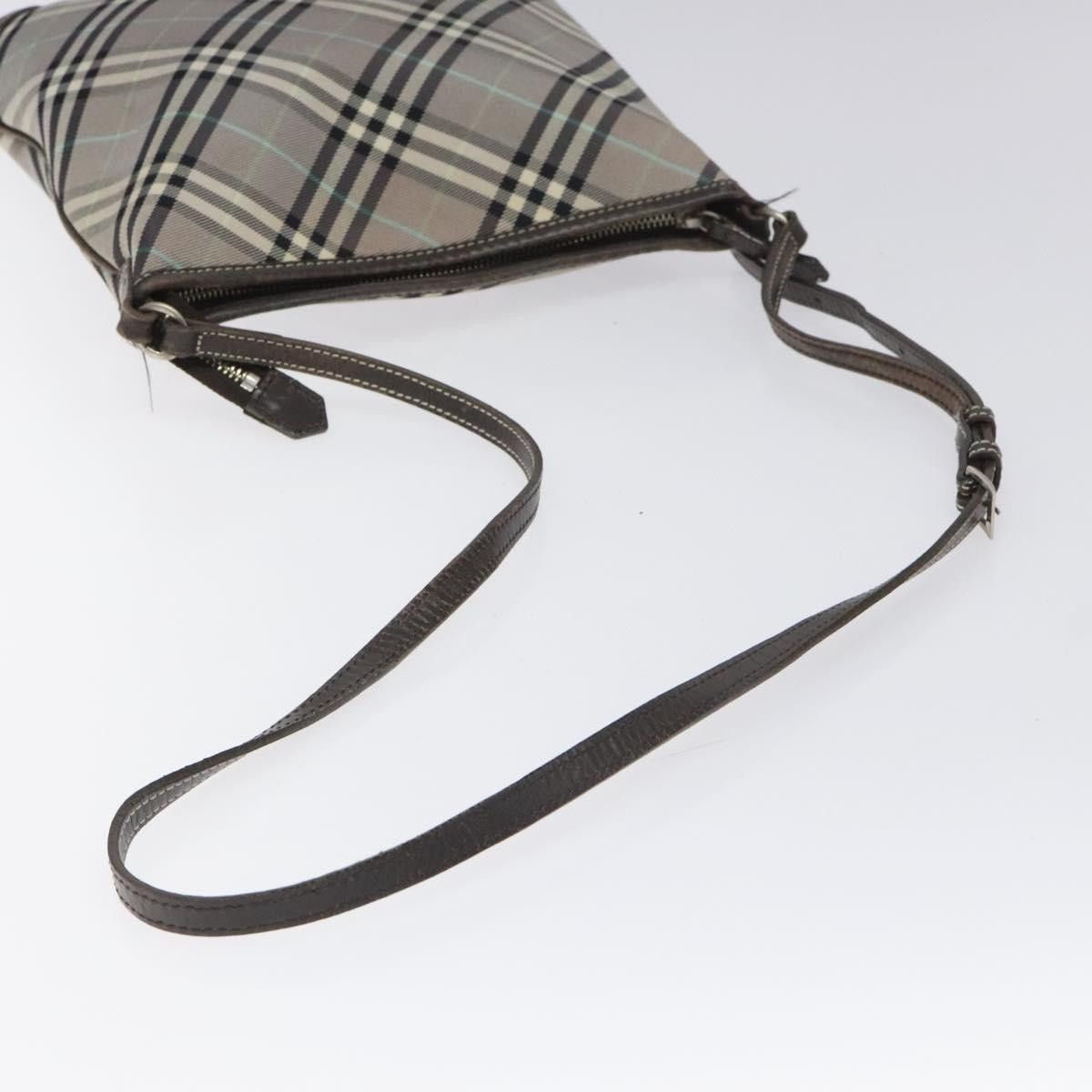 Burberry Burberry Nova Check Blue Label Shoulder Bag Nylon Gray Size ONE SIZE - 7 Thumbnail