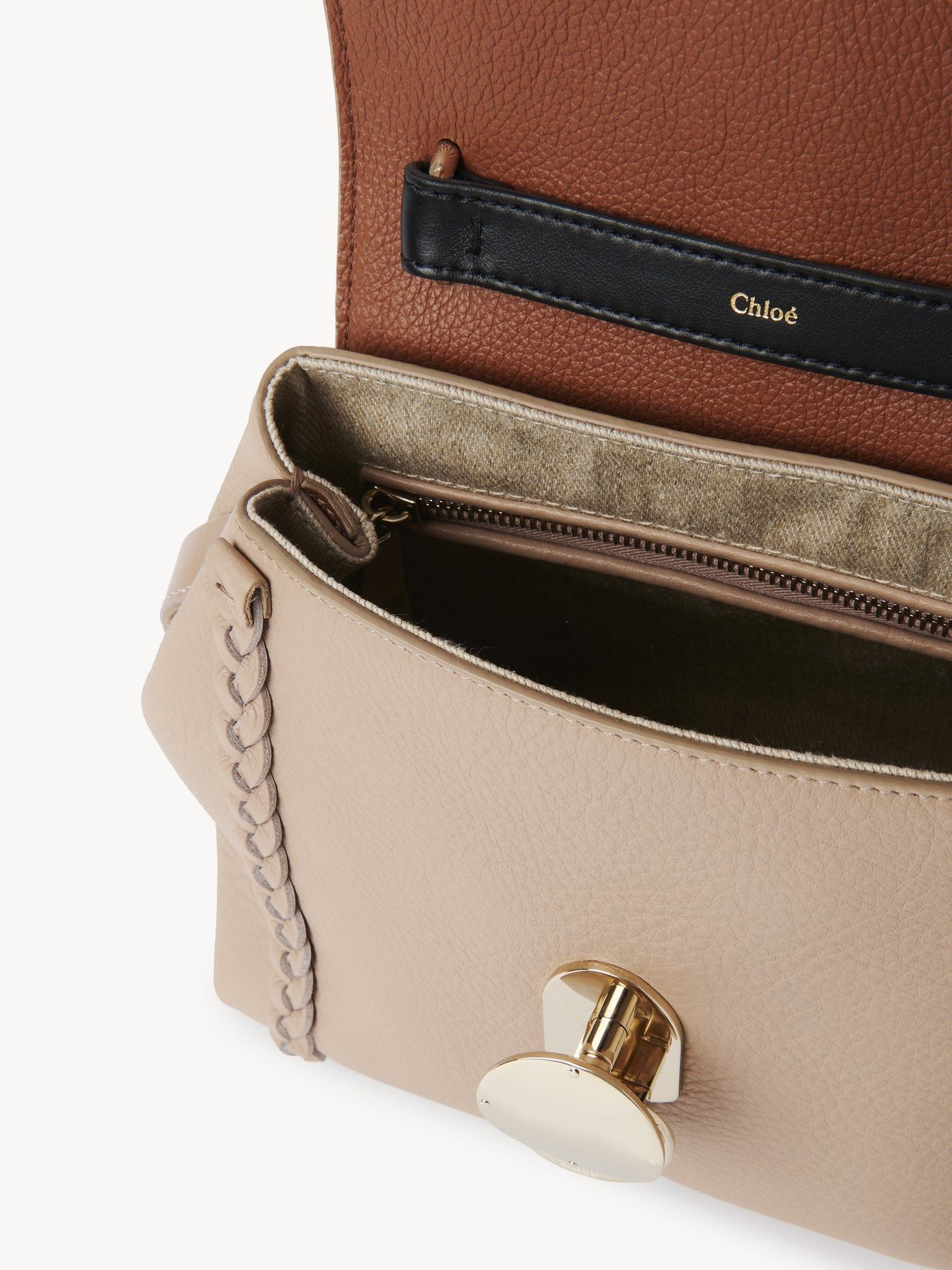 Chloe o1loc1c0325 Size: OS / CHC23 Penelope Small Bag in Beige Size ONE SIZE - 3 Thumbnail