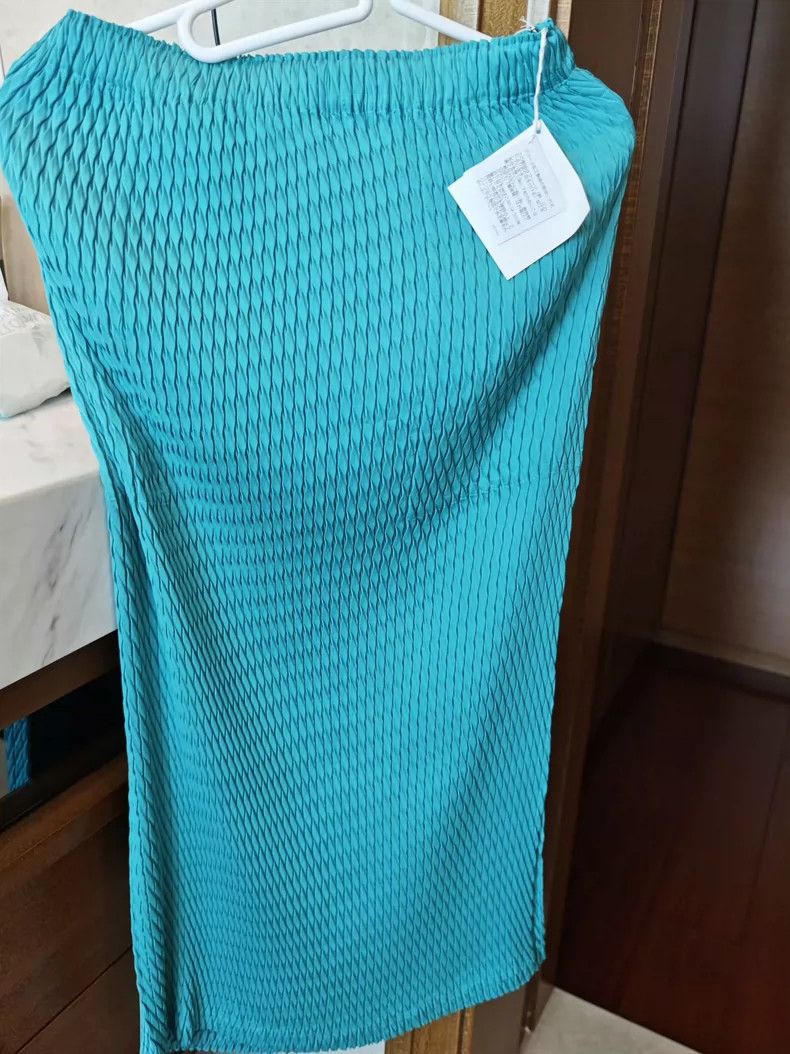 Issey Miyake issey miyake size:2 Turquoise green skirt Size 42" / US 20 - 4 Thumbnail