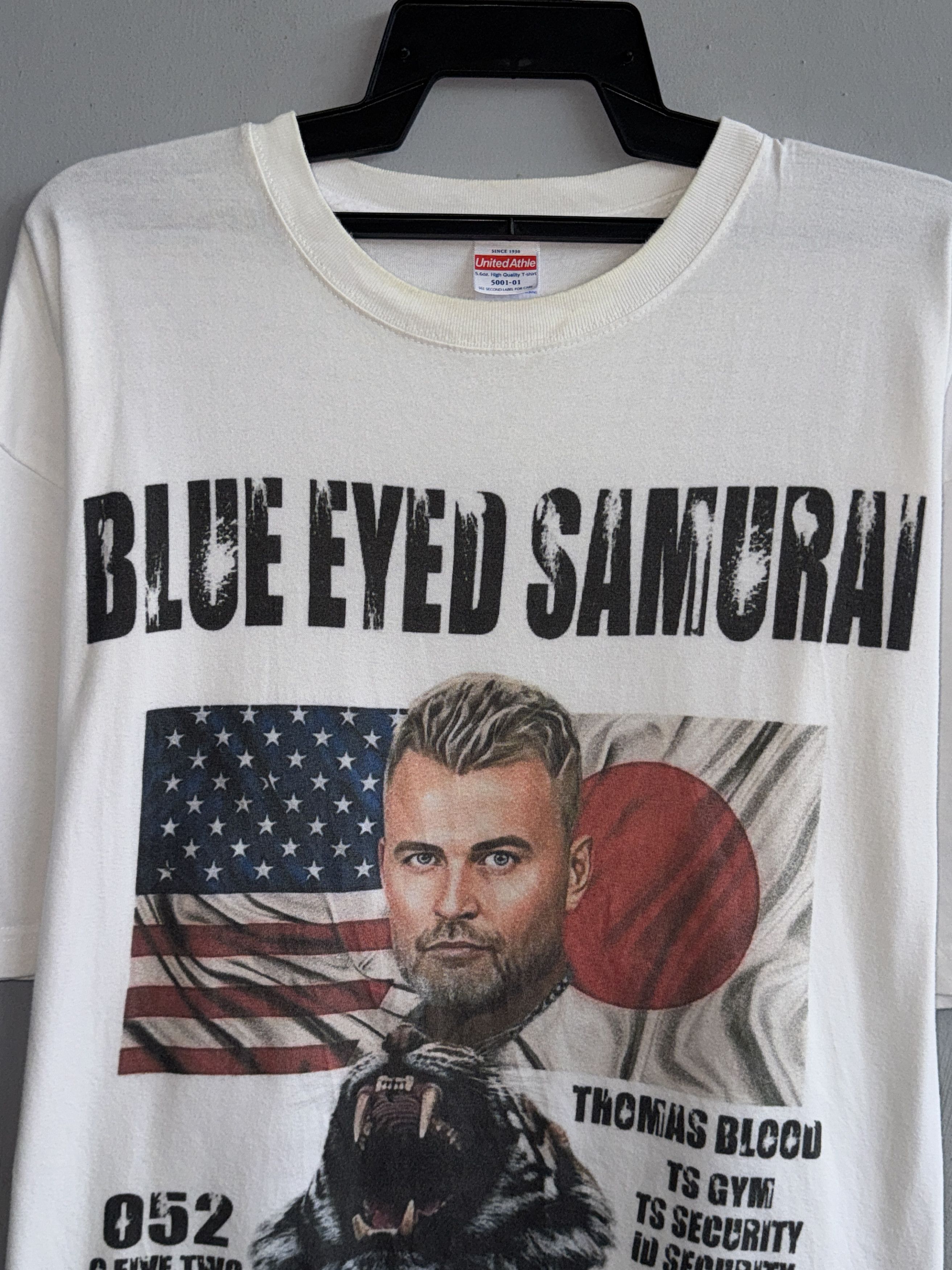 Japanese Brand BLUE EYED SAMURAI Movie Shirt Size US XXL / EU 58 / 5 - 2 Thumbnail
