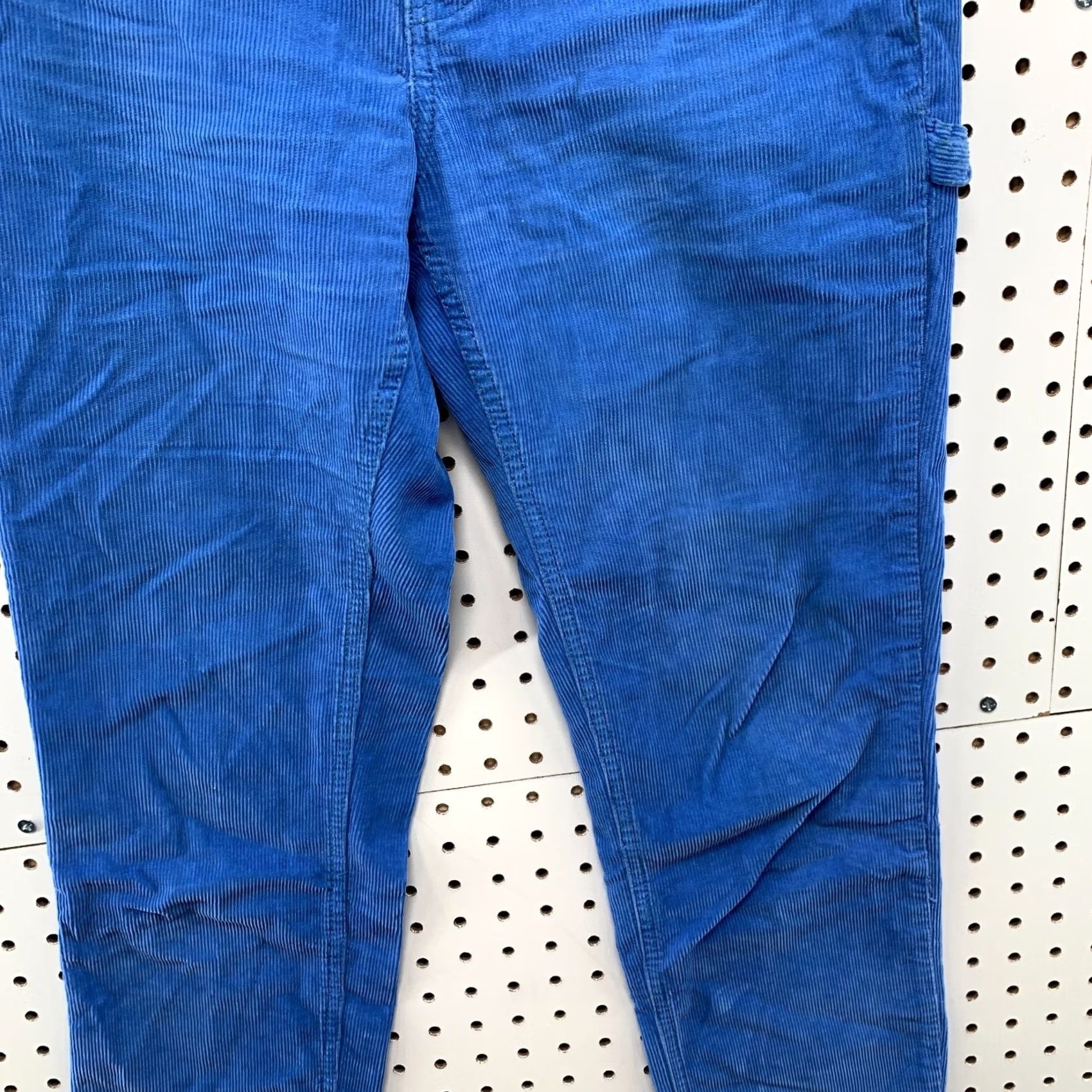 Bdg BDG Corduroy Slim Straight Pants Blue Women's 25 26x26.5 Size 42" / US 20 - 3 Thumbnail